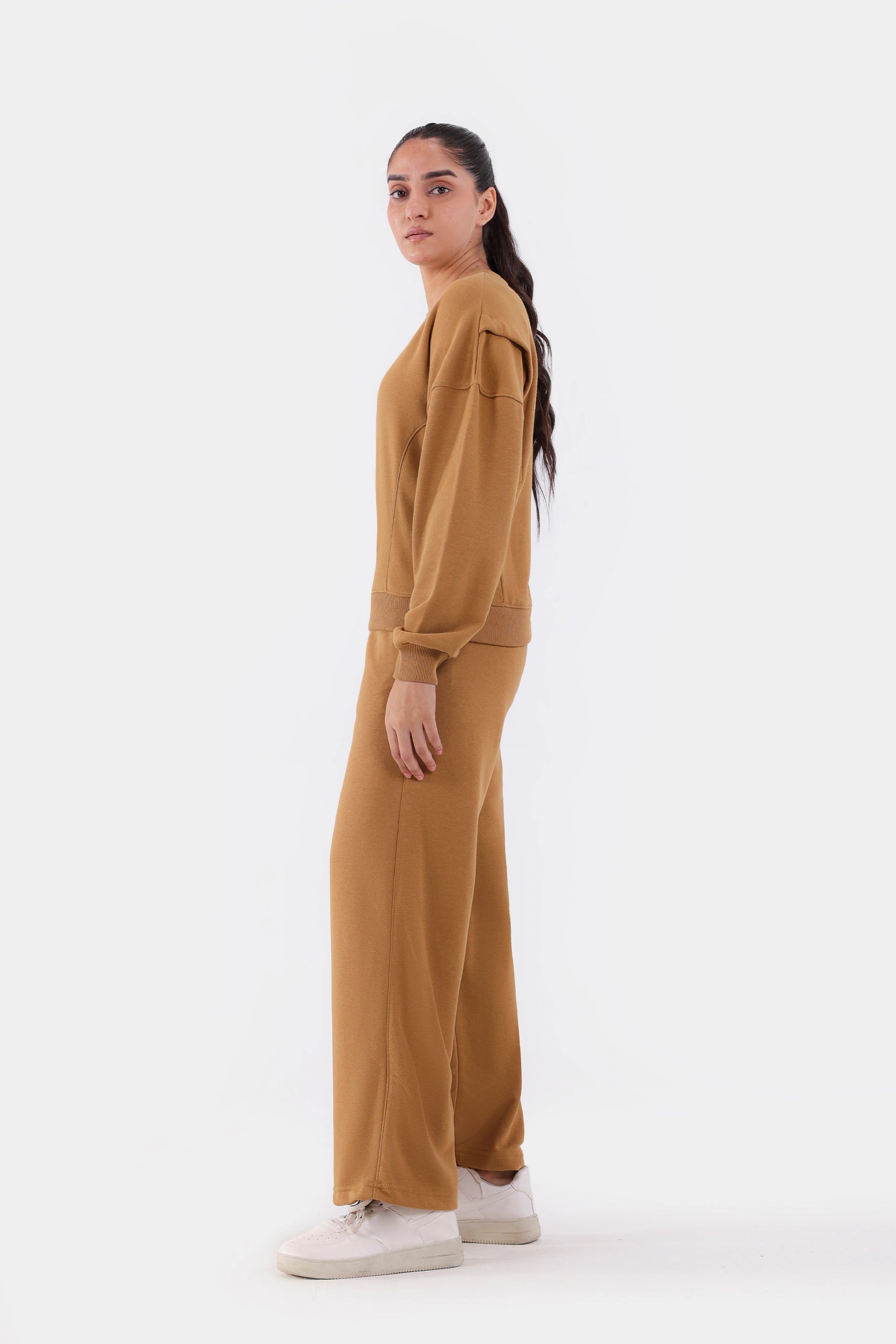 Wide Leg Knitted Trousers - Cougar Clothing