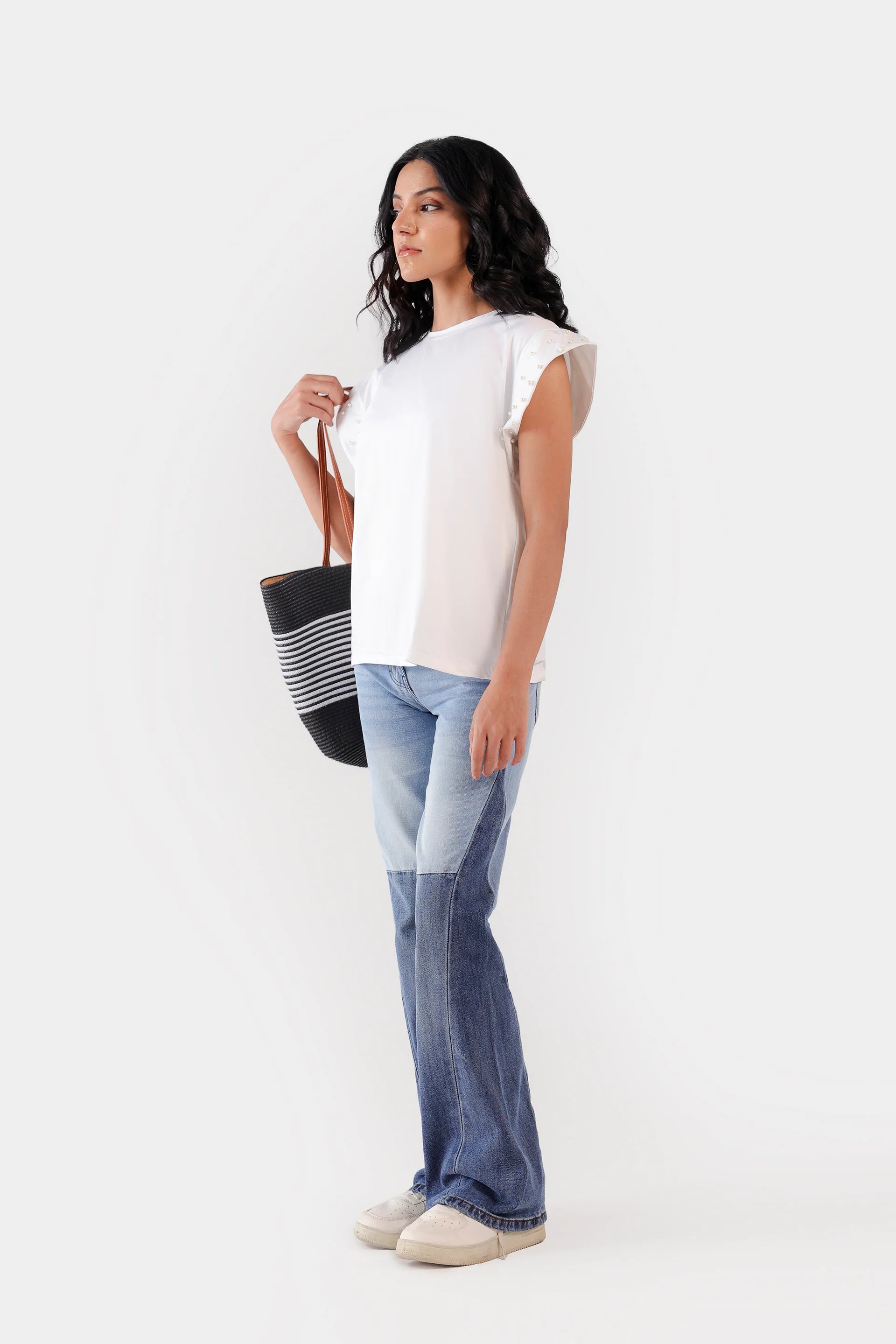 Embellished Sleeved T-Shirt - Cougar Clothing