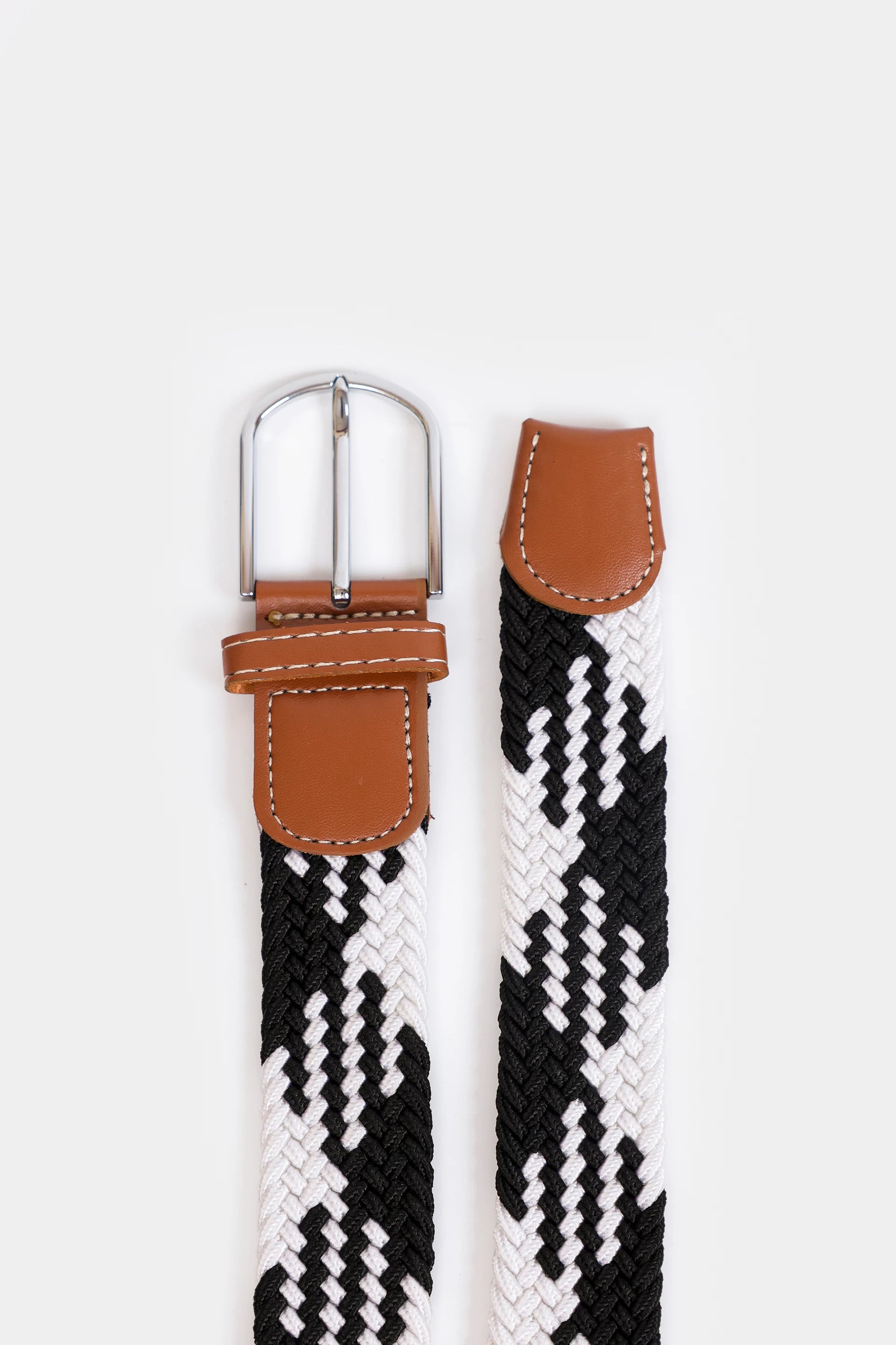 Two-Tone Braided Belt - Cougar Clothing