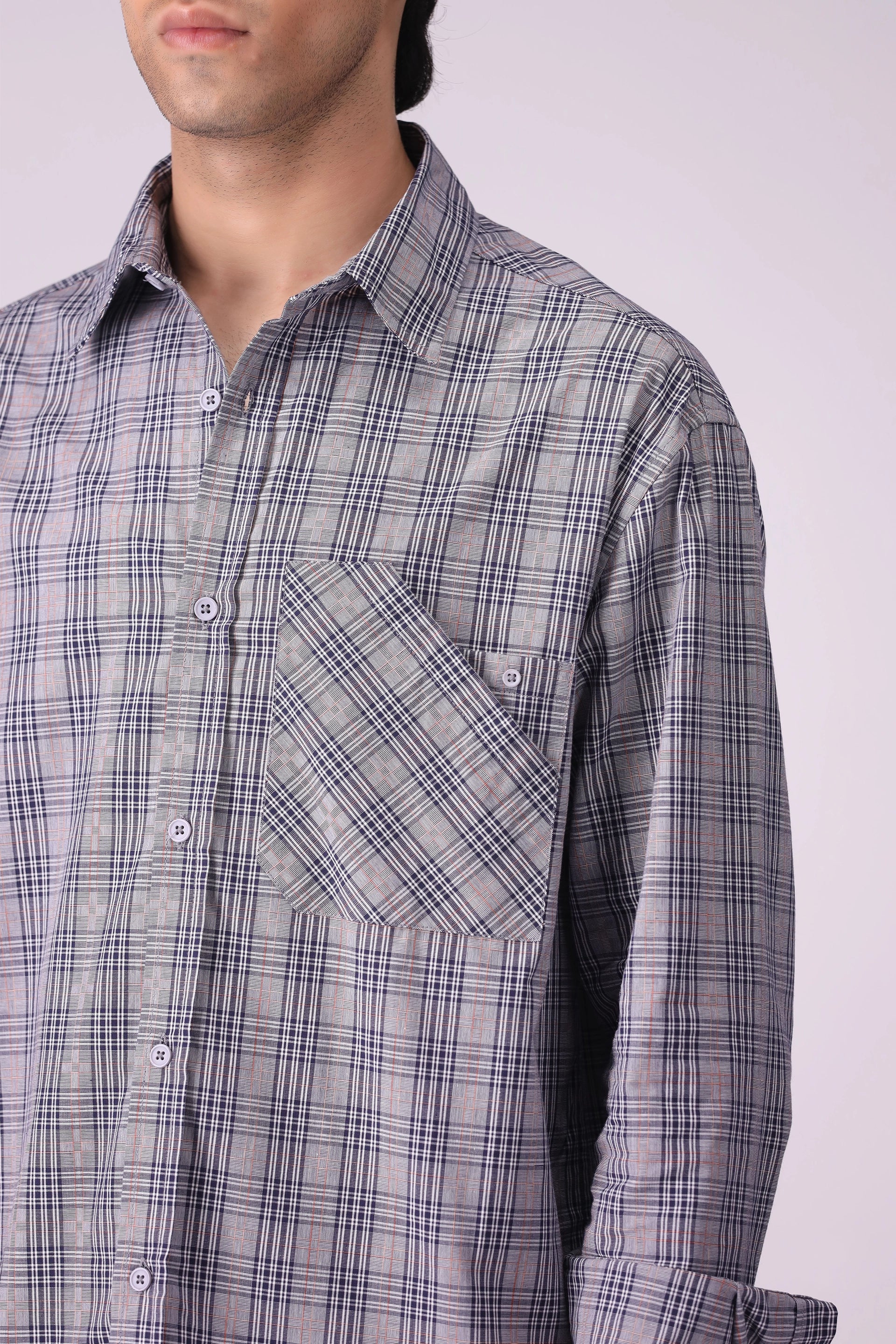 Checkered Chest Pocket Shirt - Cougar Clothing