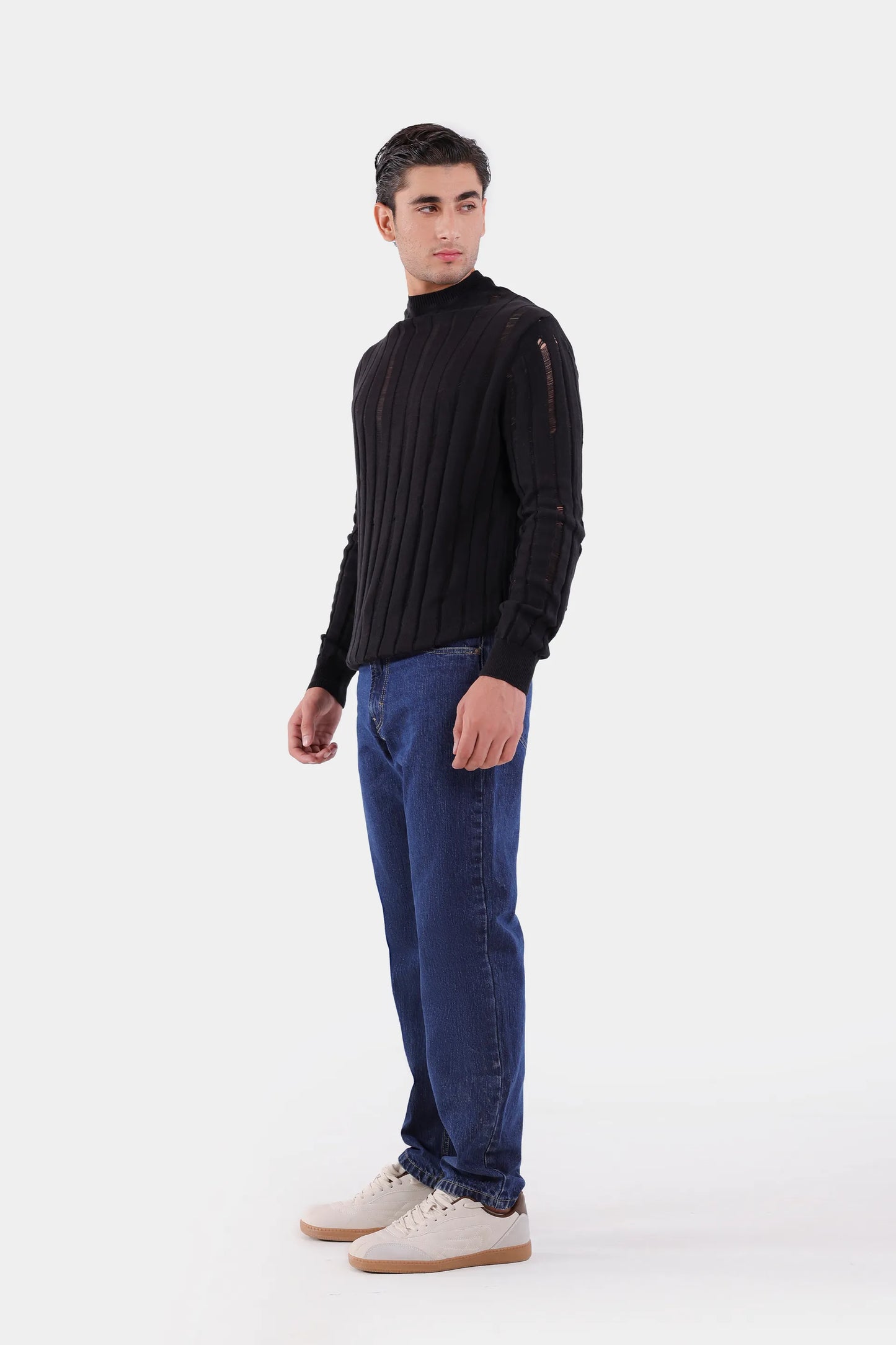 Rib Knit Sweater - Cougar Clothing