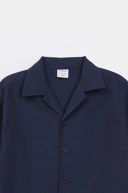 Linen Blend Shirt - Cougar Clothing