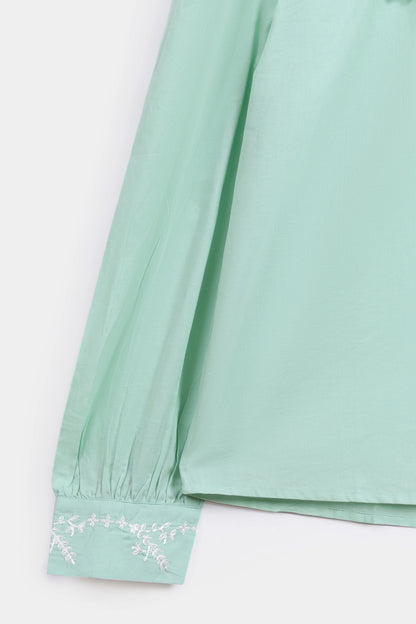 Embroidered Button Down - Cougar Clothing
