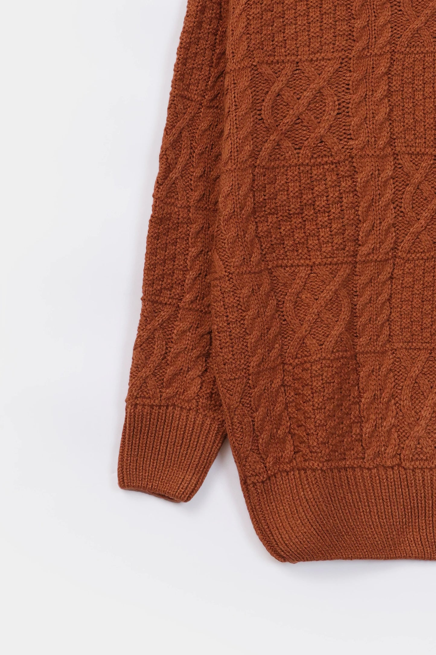 Textured Knit Sweater - Cougar Clothing