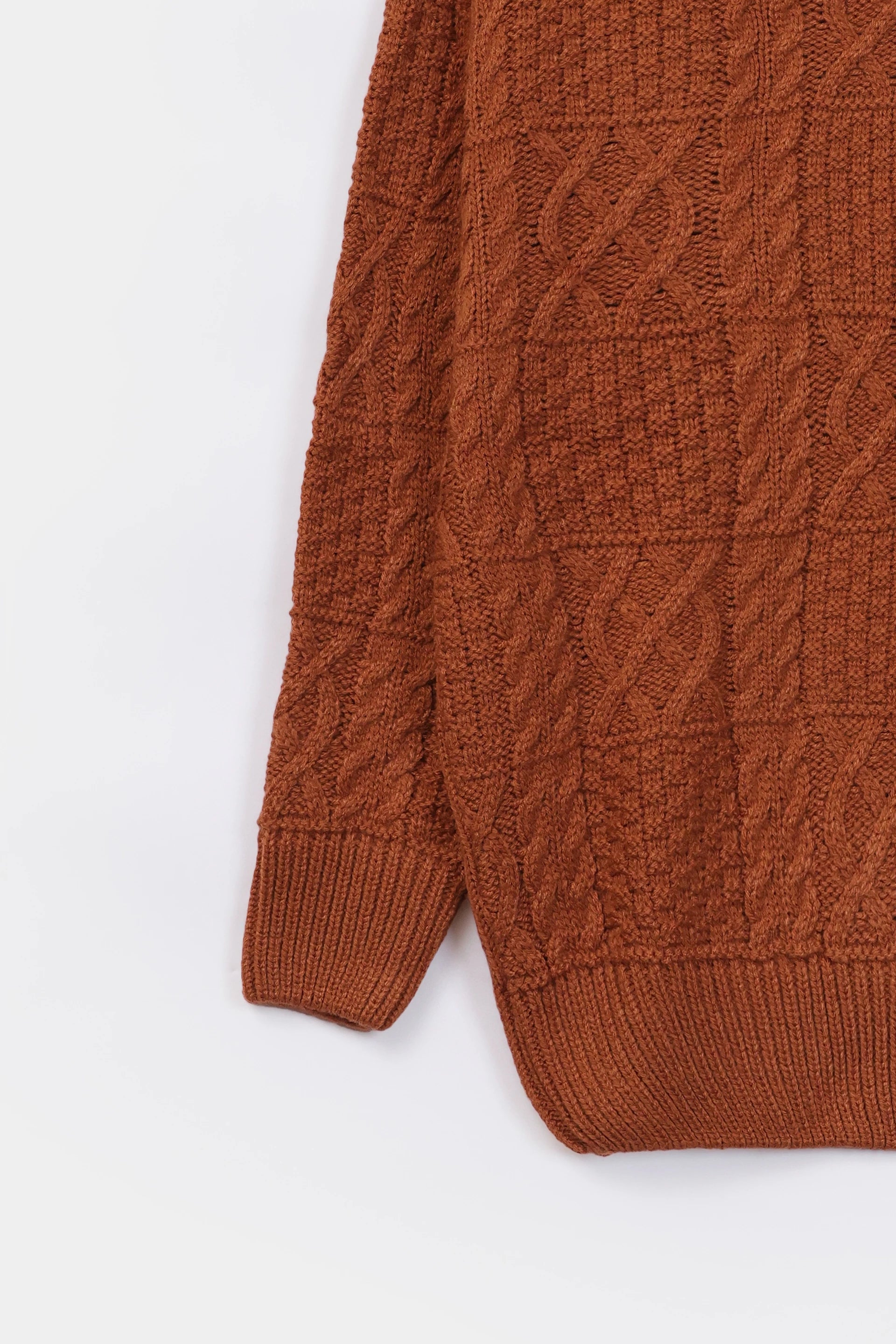 Textured Knit Sweater - Cougar Clothing