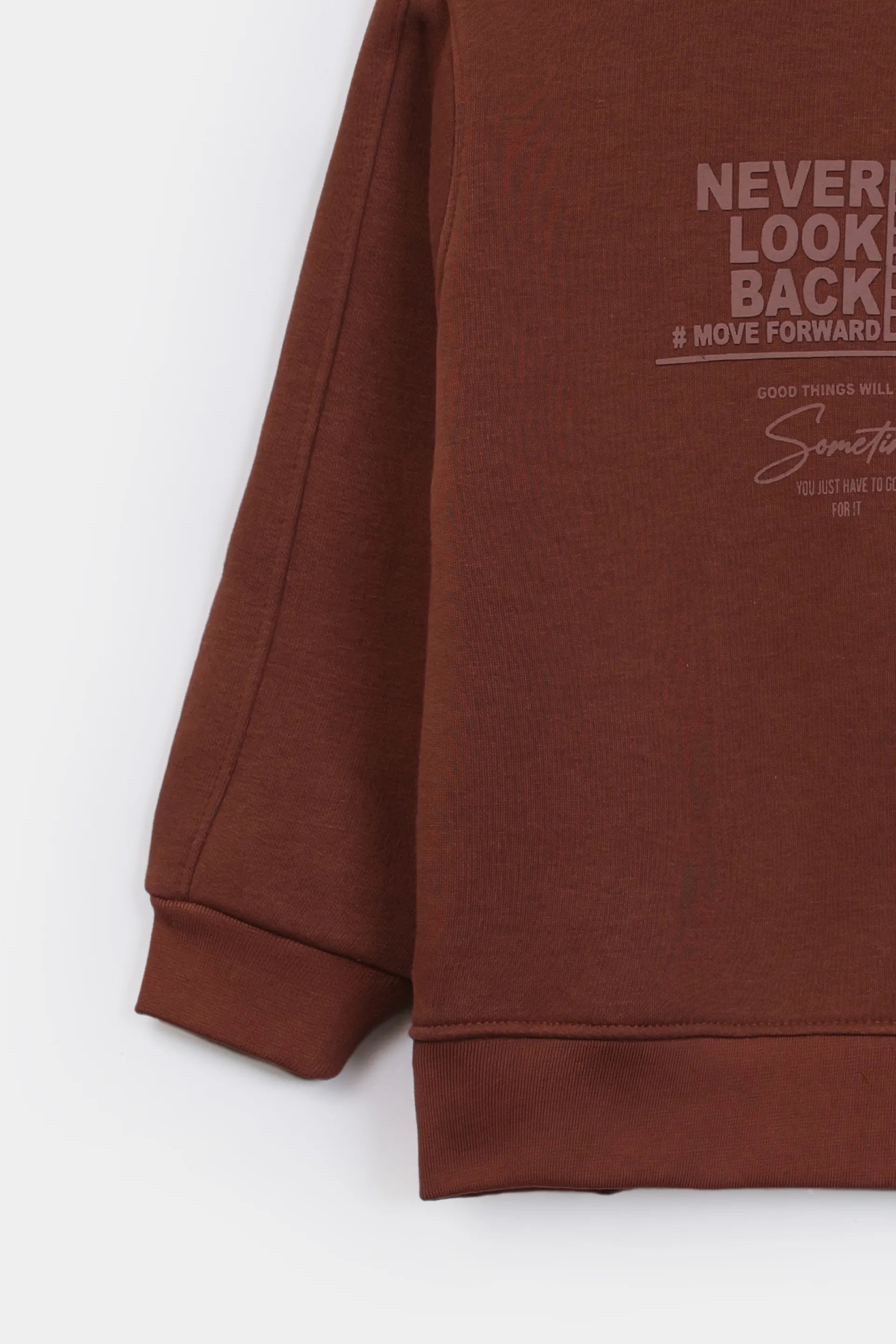 Slogan Print Hoodie - Cougar Clothing