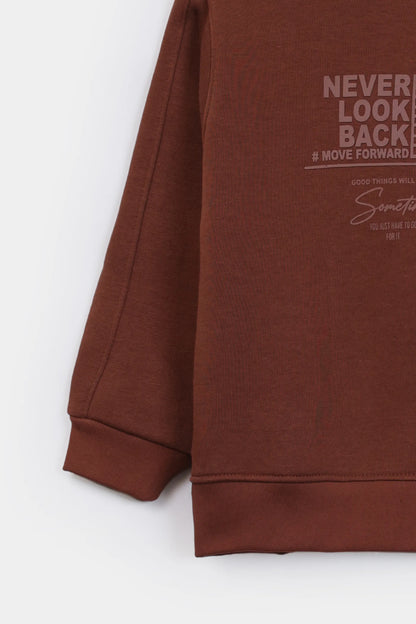 Slogan Print Hoodie - Cougar Clothing