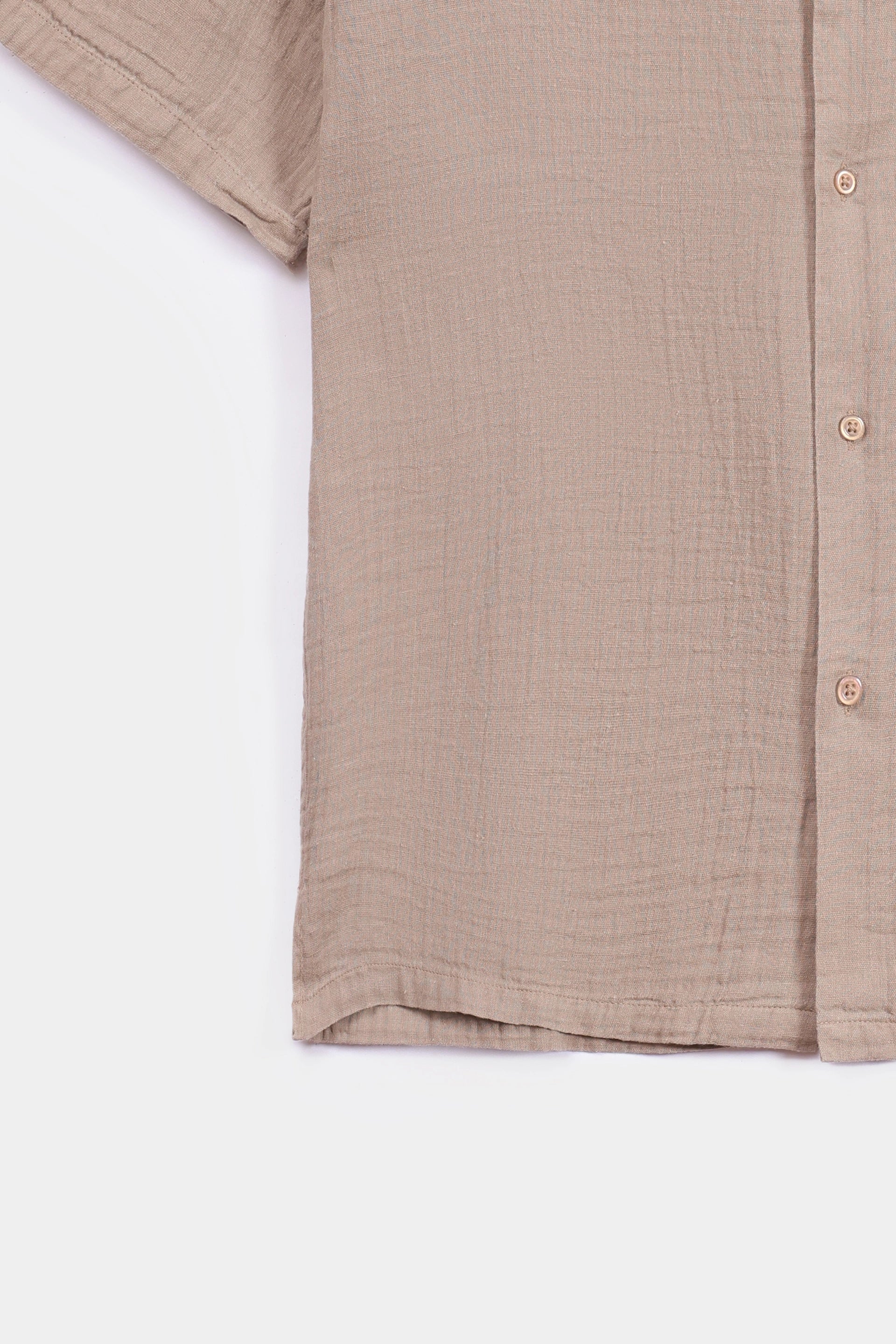 Muslin Resort Collar Shirt - Cougar Clothing