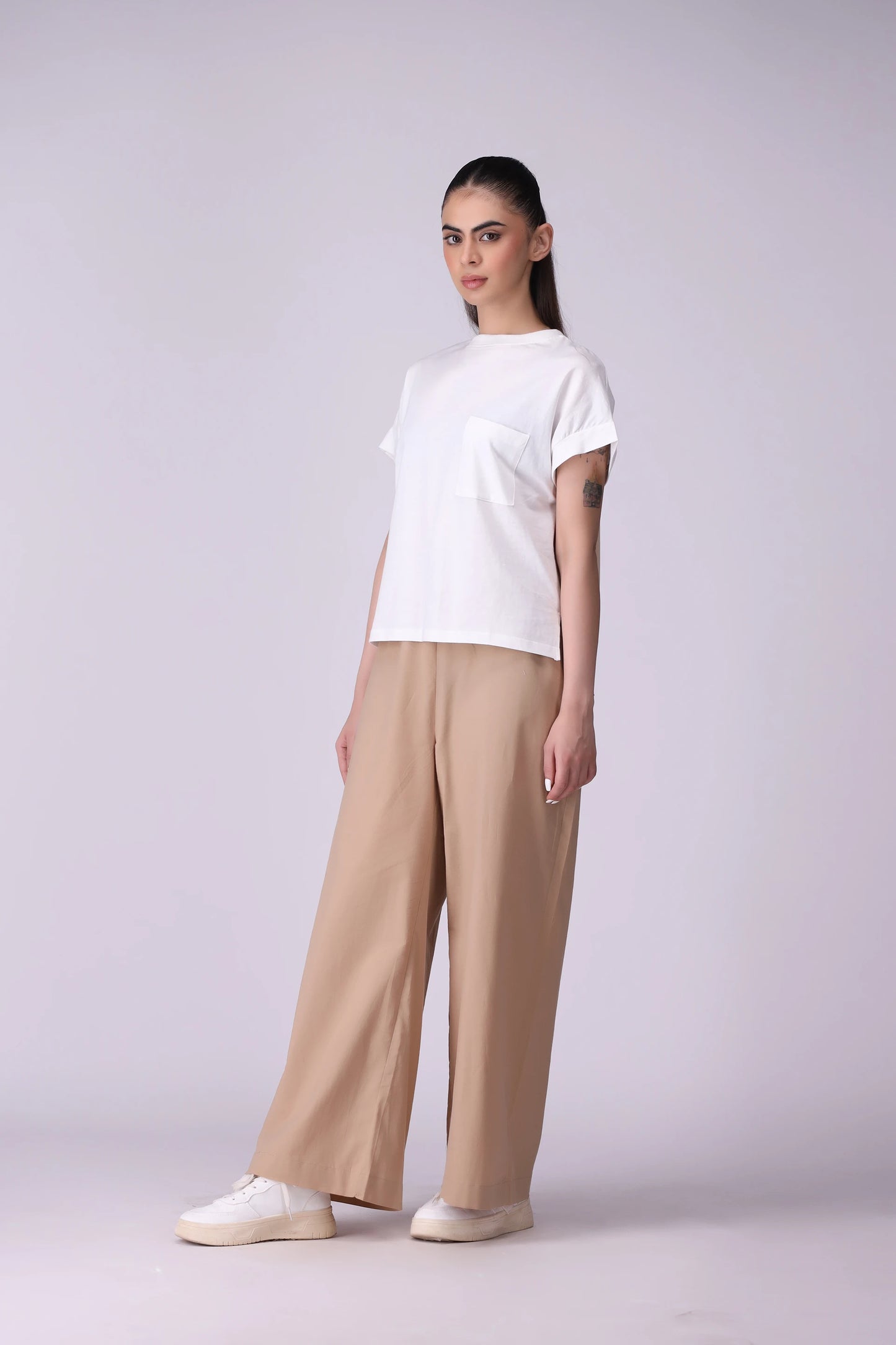 Patch Pocket Contrast T-Shirt - Cougar Clothing