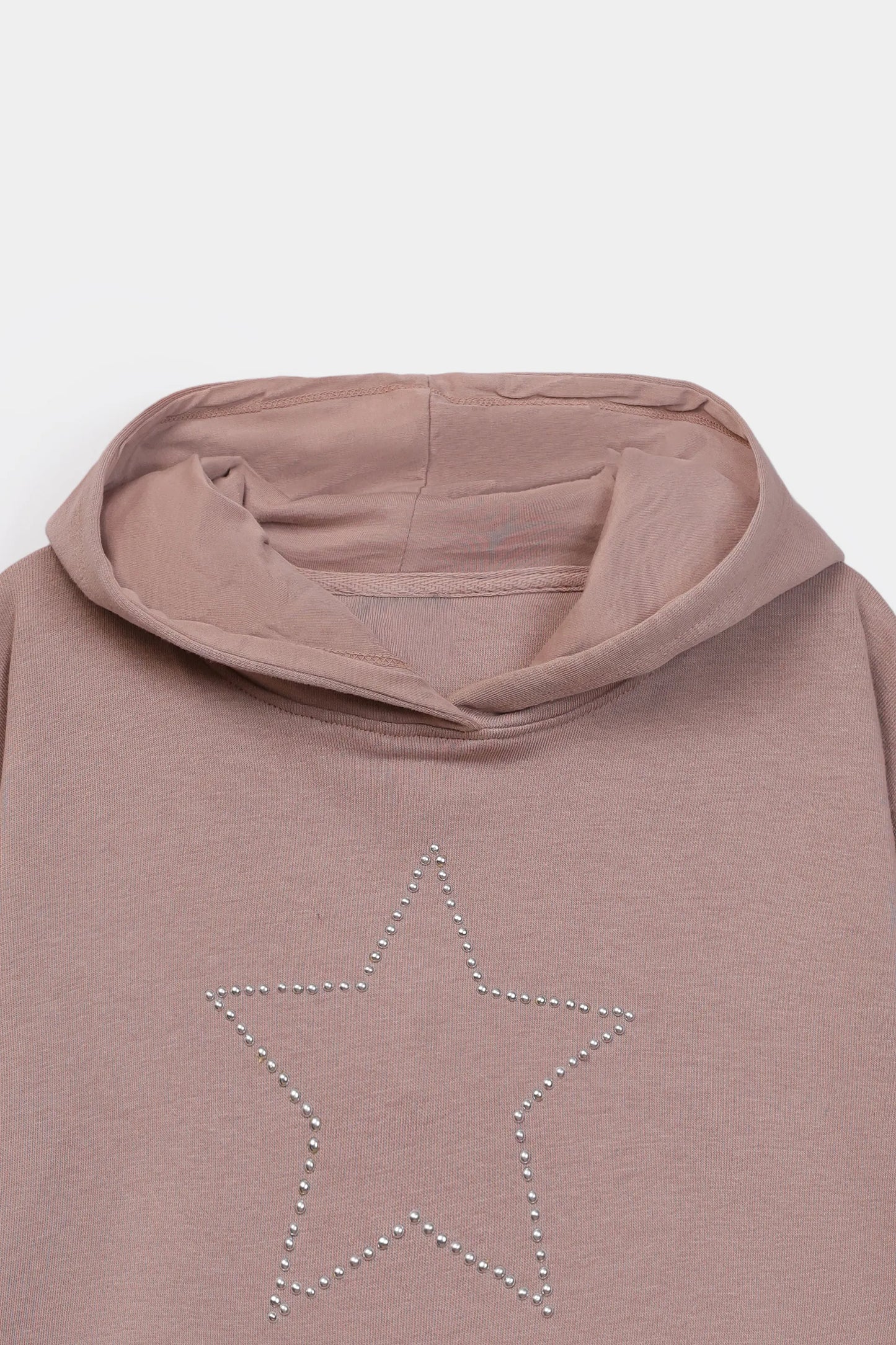 Rhinestone Star Hoodie - Cougar Clothing