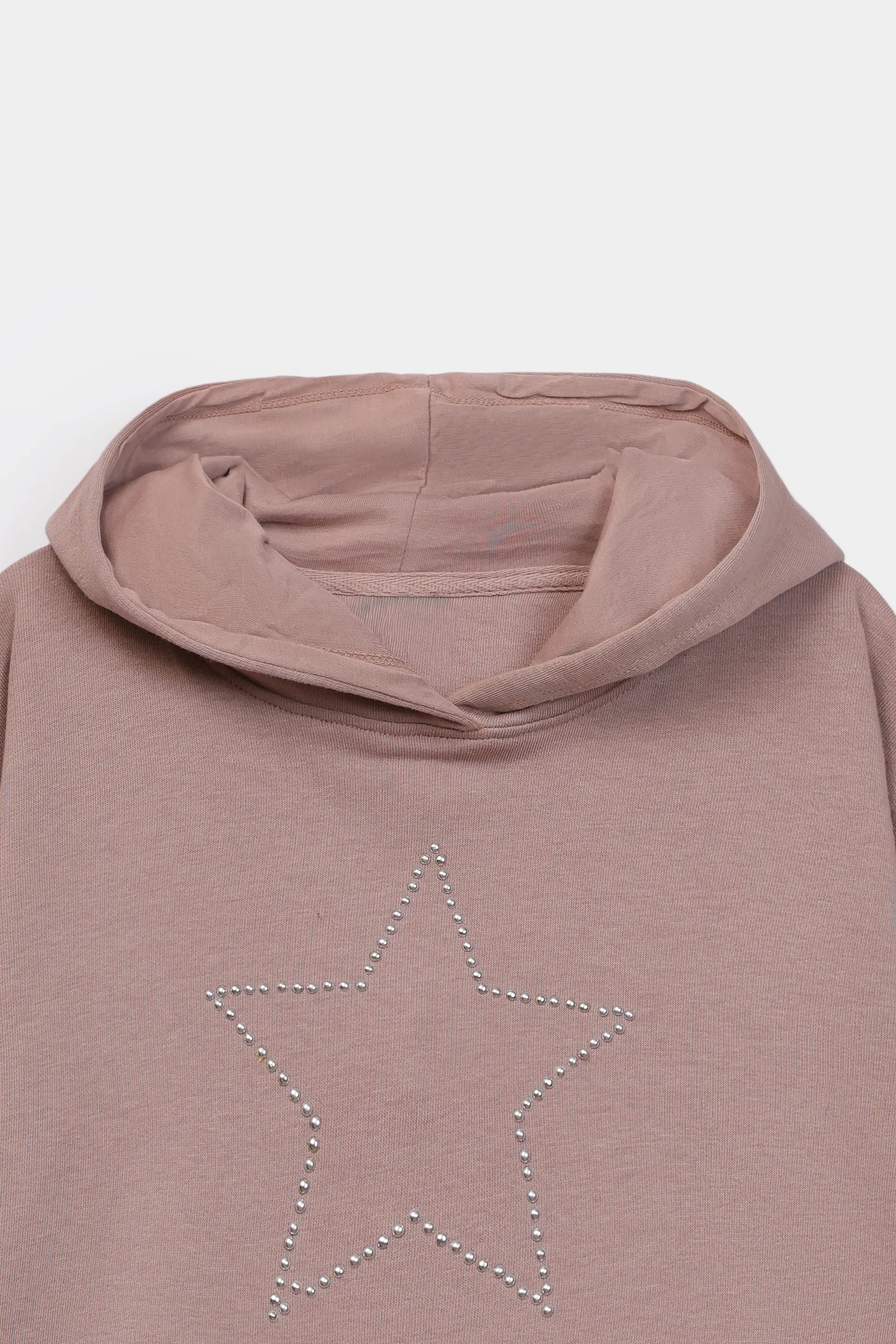 Rhinestone Star Hoodie - Cougar Clothing