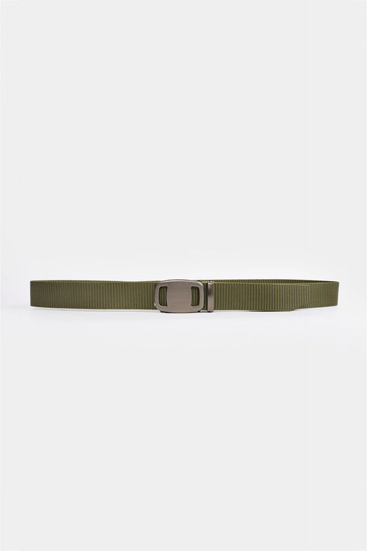 Box-Frame Buckle Canvas Belt - Cougar Clothing