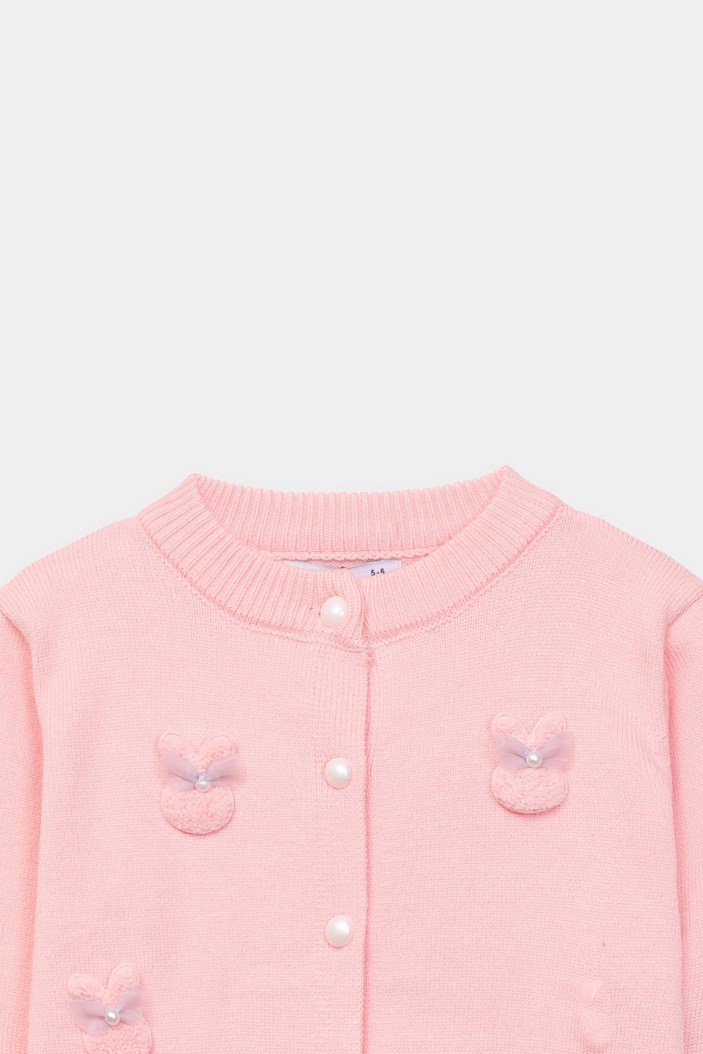 Fluffy-Bows Cardigan - Cougar Clothing