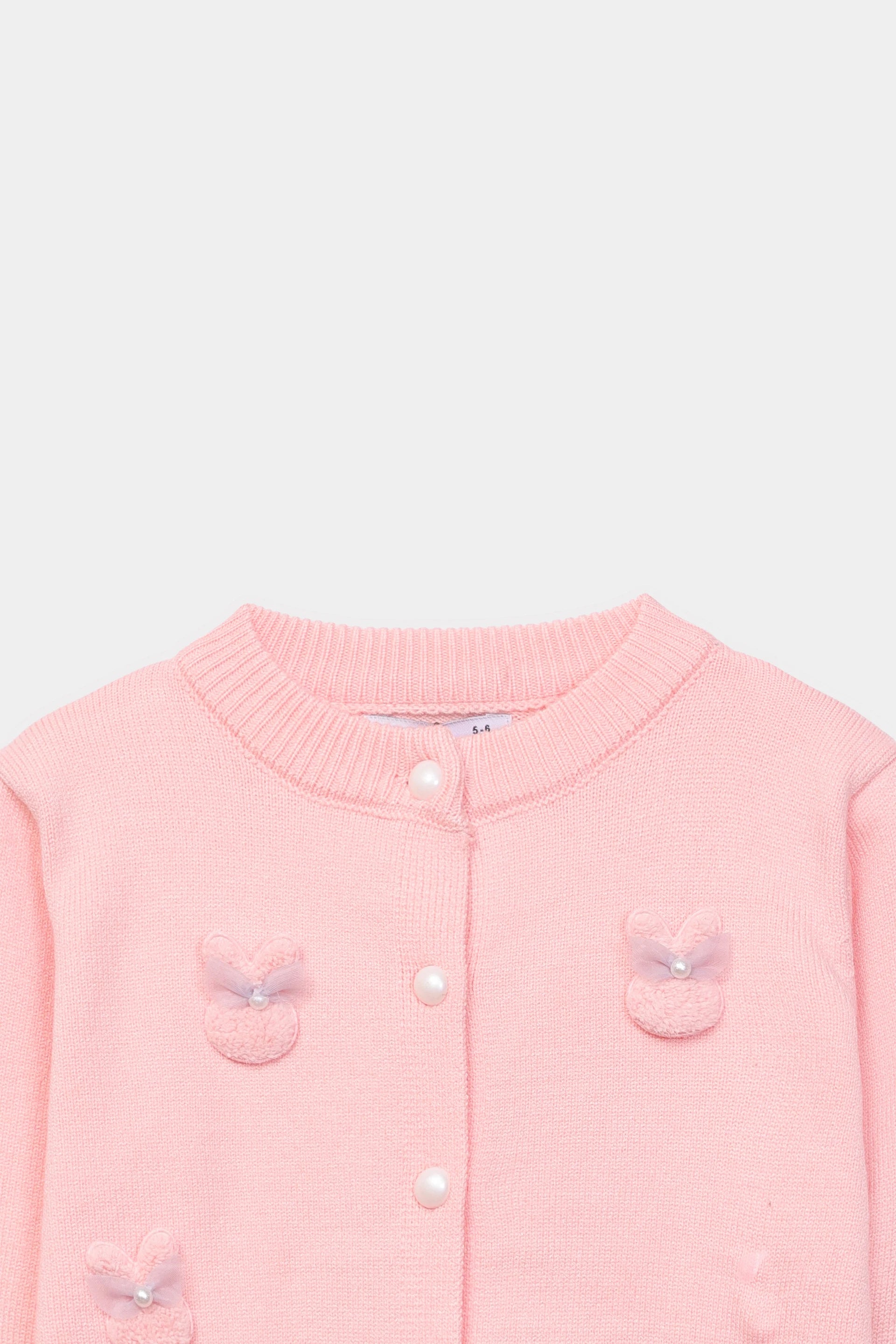 Fluffy-Bows Cardigan - Cougar Clothing