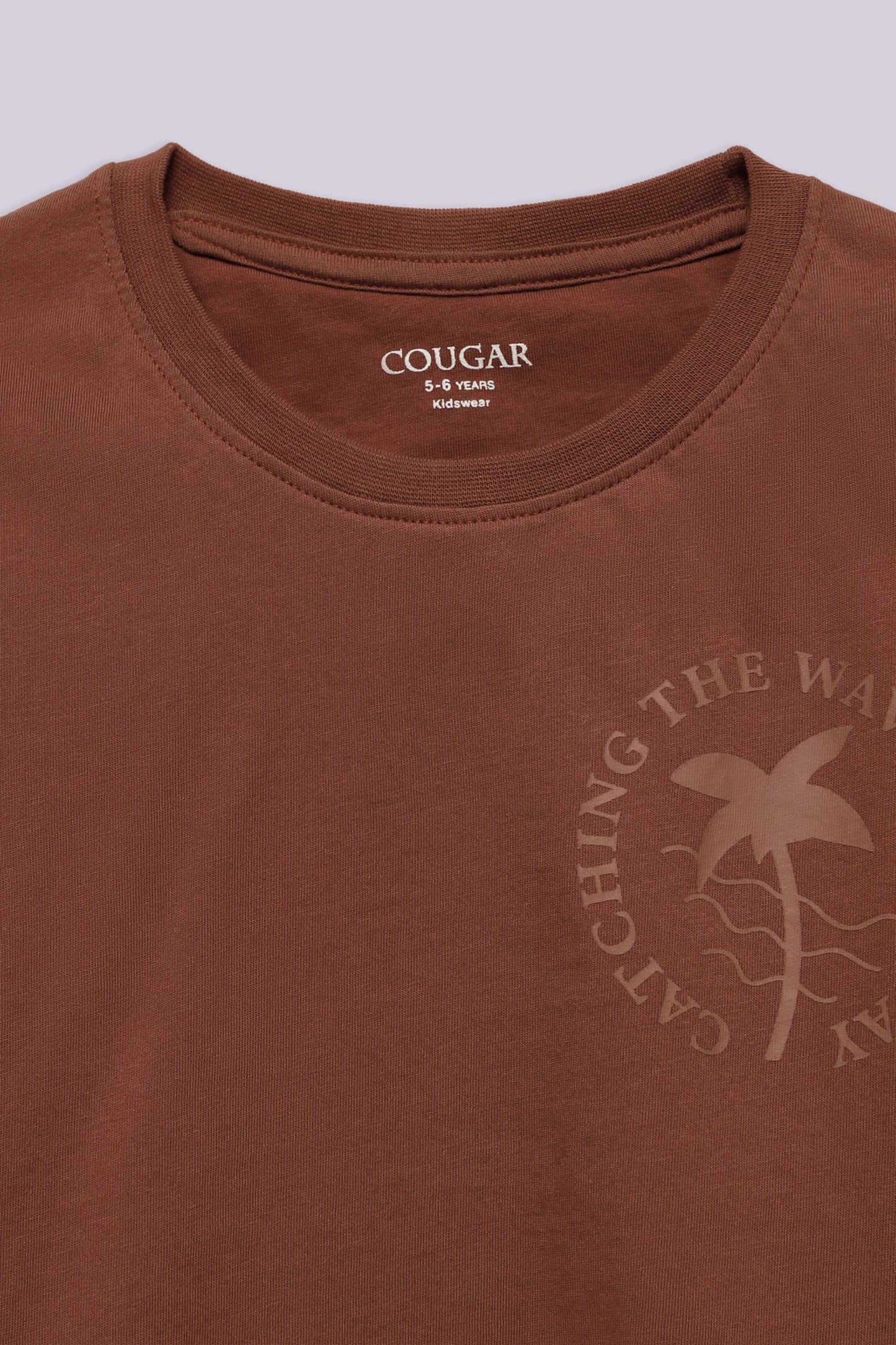 Text Printed Graphic T-Shirt - Cougar Clothing