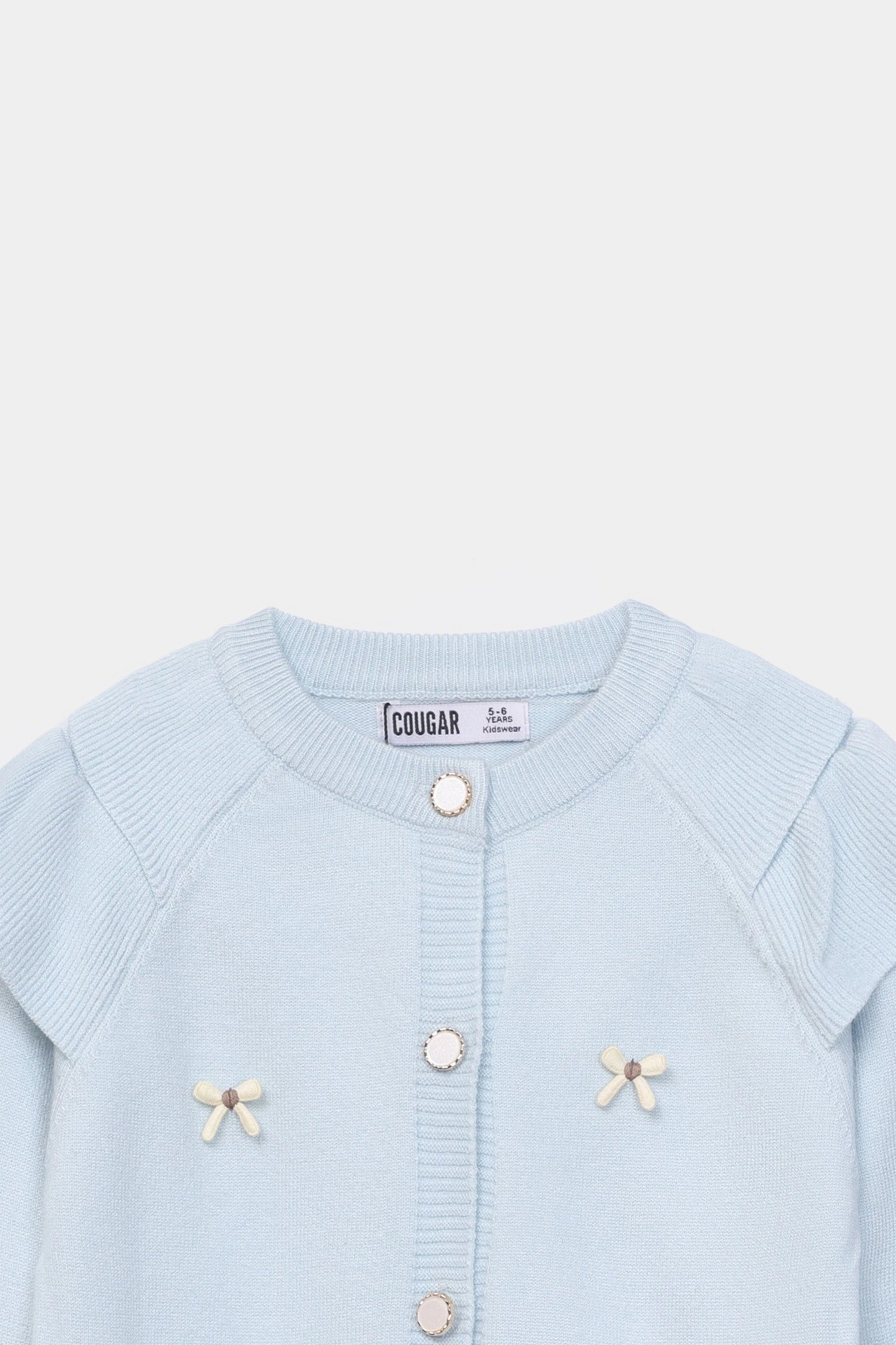 Bow-Detailed Cardigan - Cougar Clothing