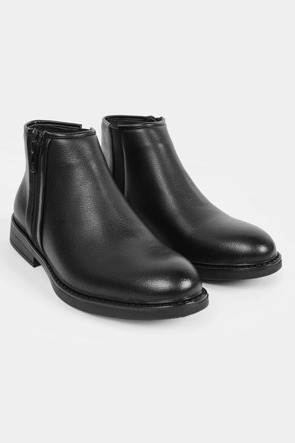 Faux Leather Chelsea Boots - Cougar Clothing