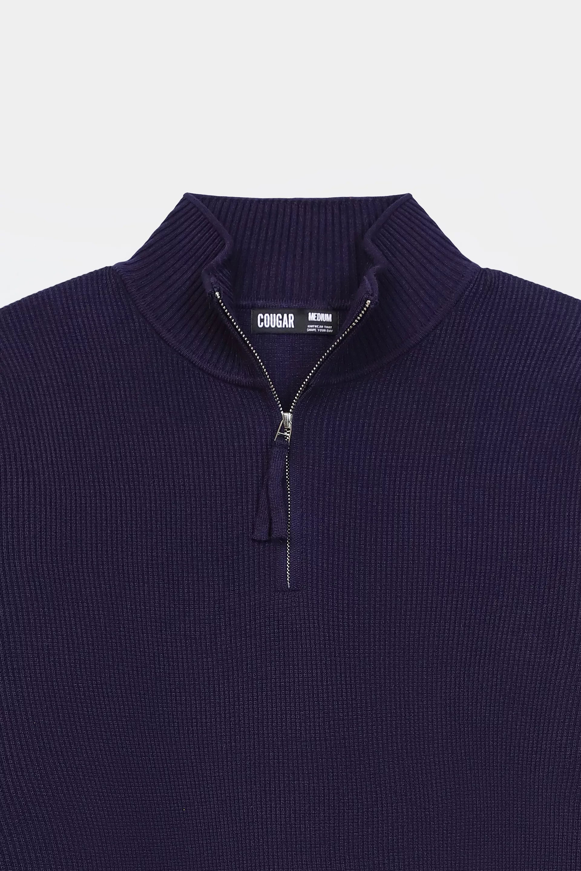 Quarter Zip Sweater - Cougar Clothing
