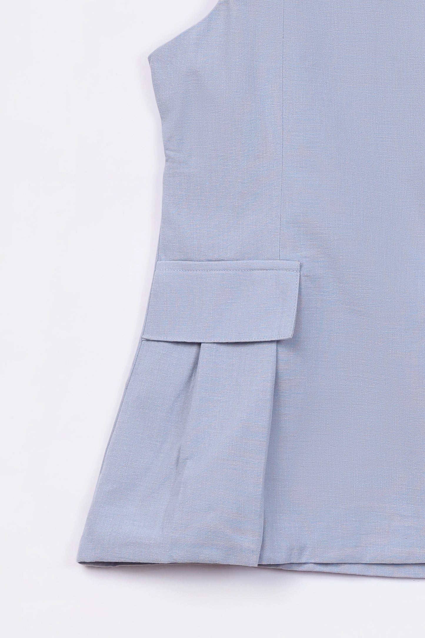 Flap Pleat-Detail Top - Cougar Clothing