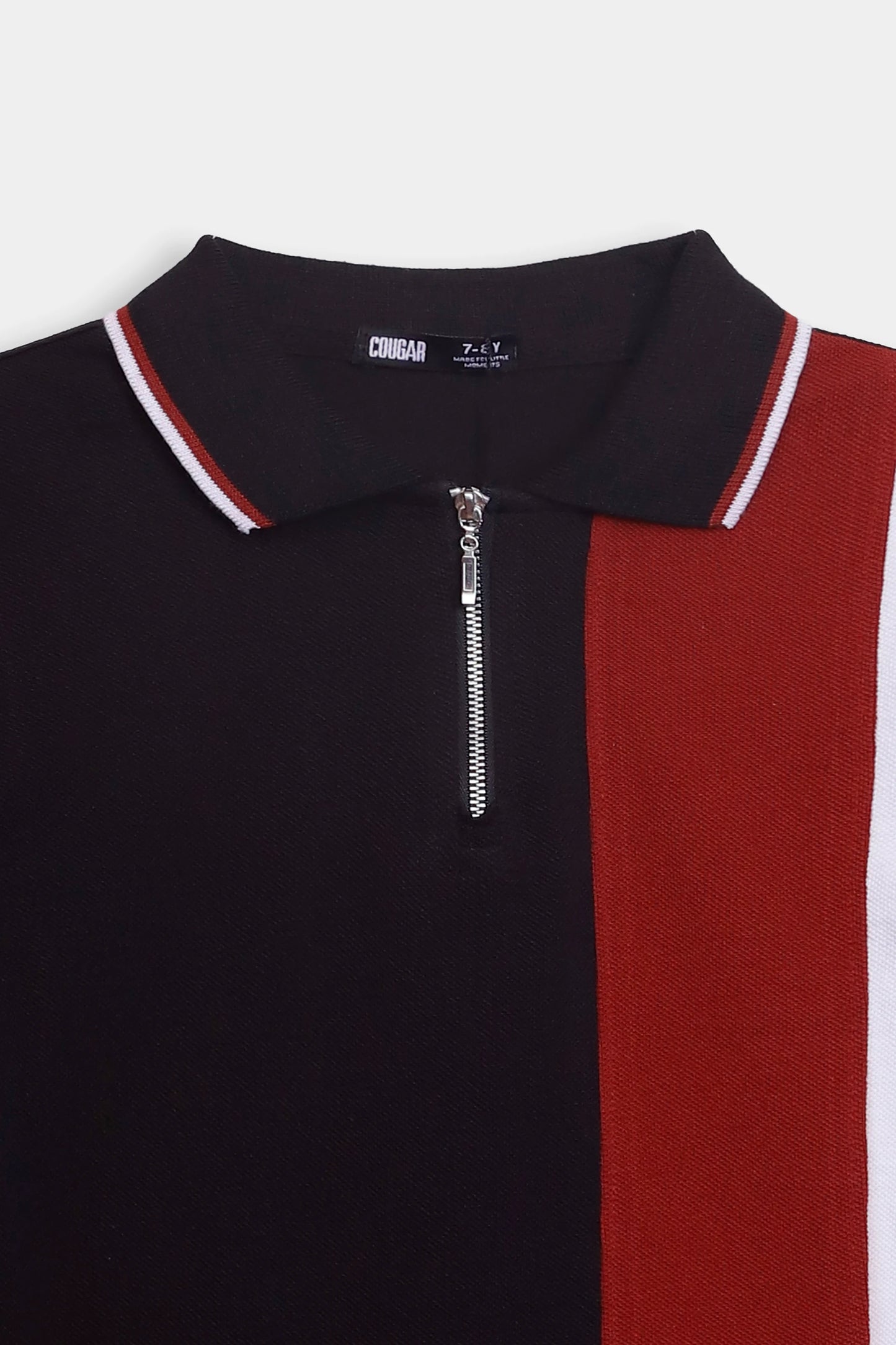 Quarter Zip Paneled Polo - Cougar Clothing