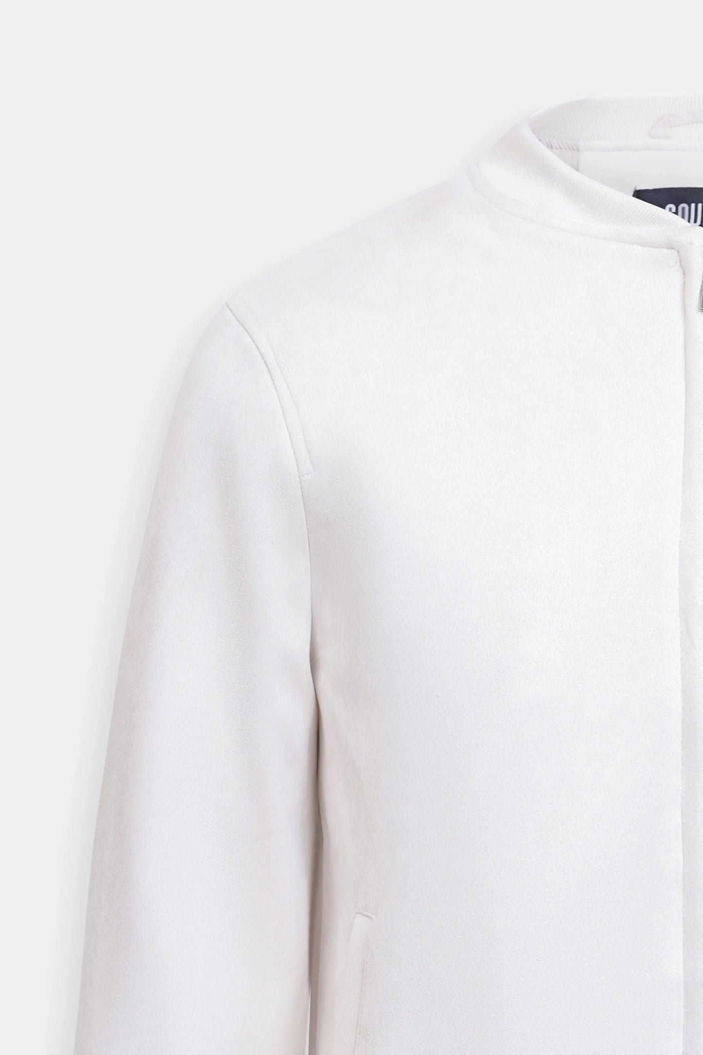 Faux Suede Bomber Jacket - Cougar Clothing