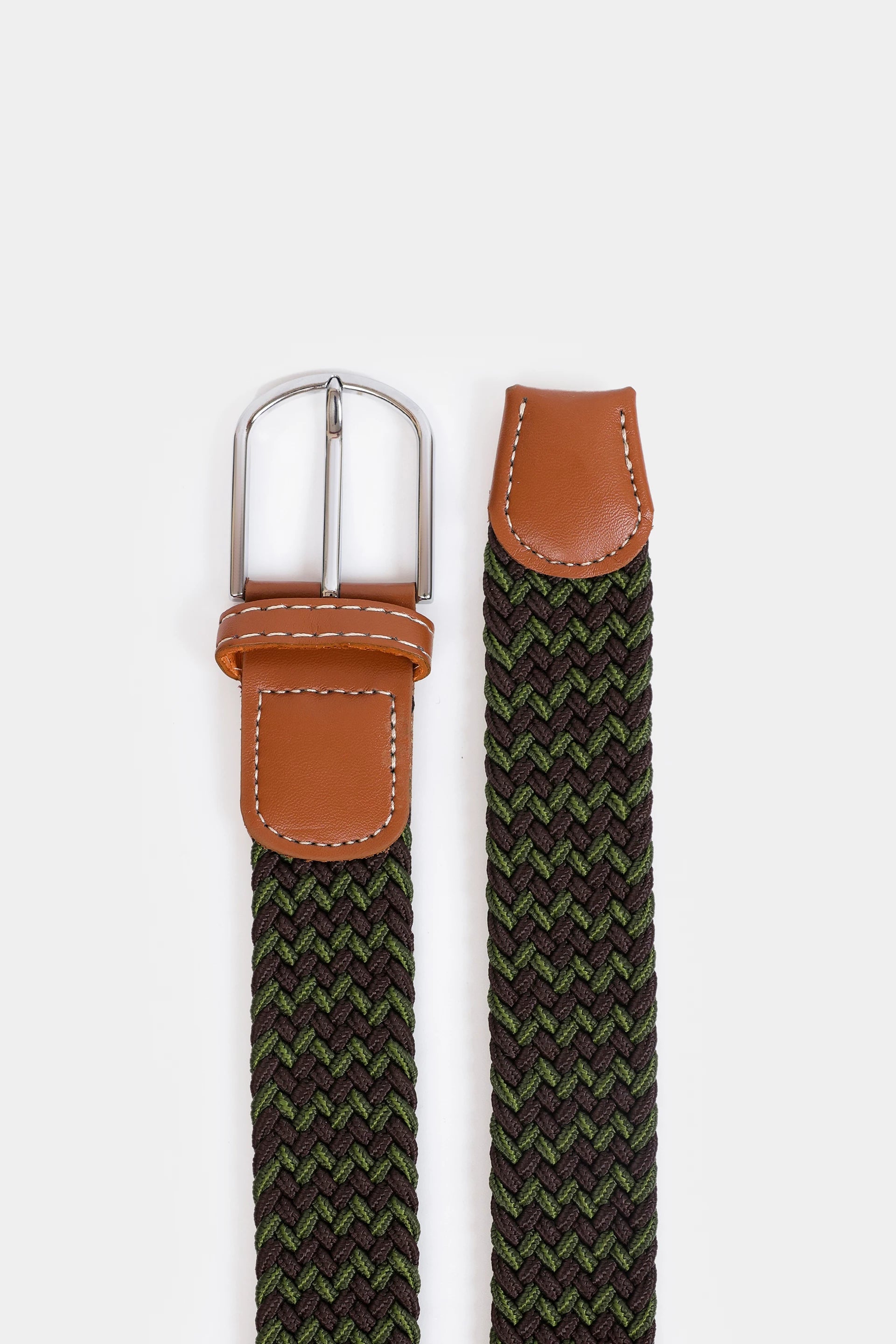 Two-Tone Braided Belt - Cougar Clothing