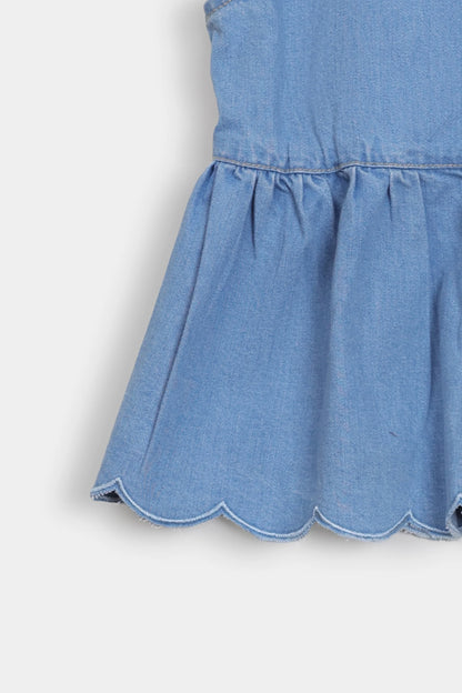 Denim Peplum - Cougar Clothing