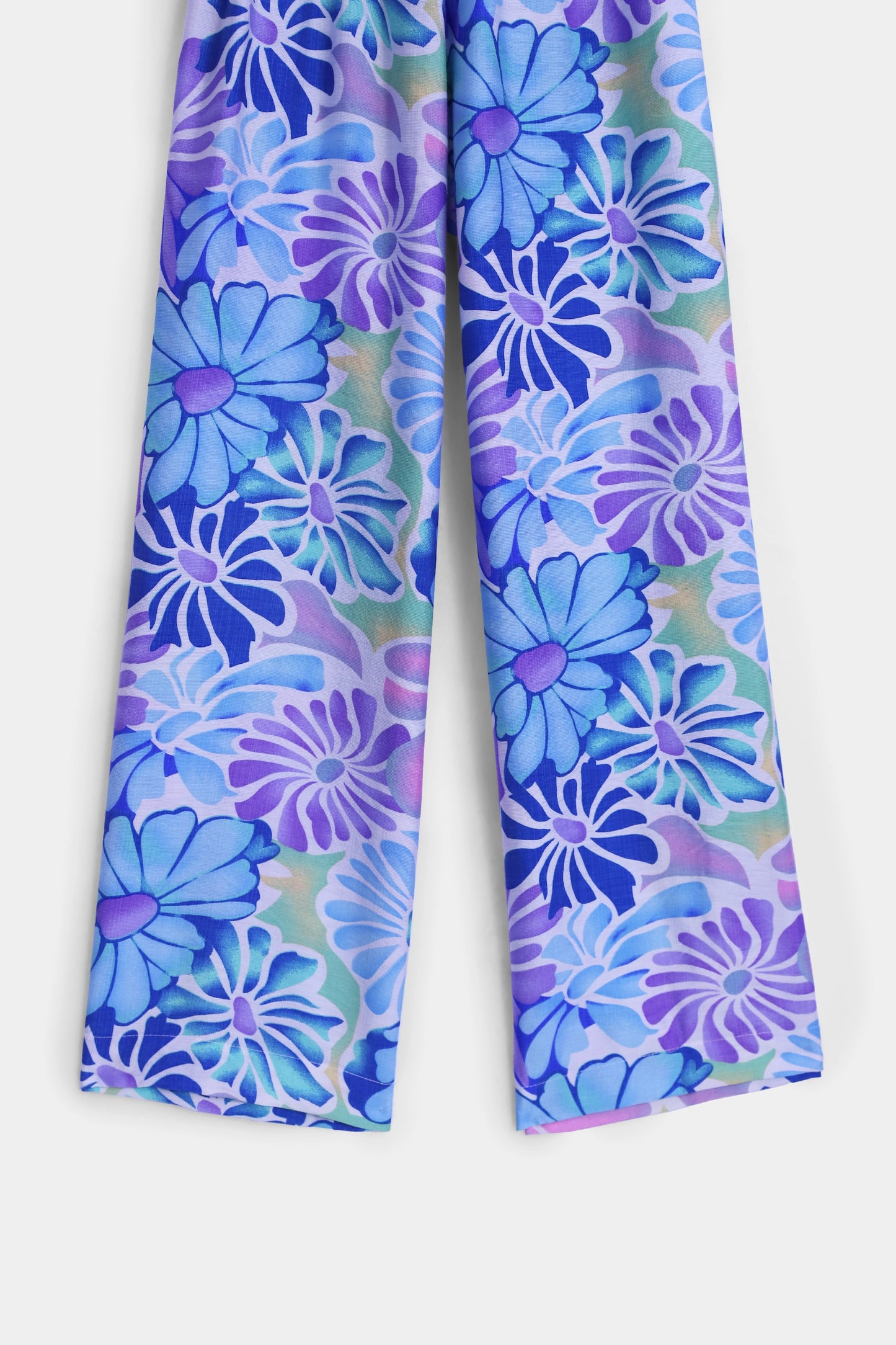 Printed Jumpsuit With Smocked Bodice - Cougar Clothing