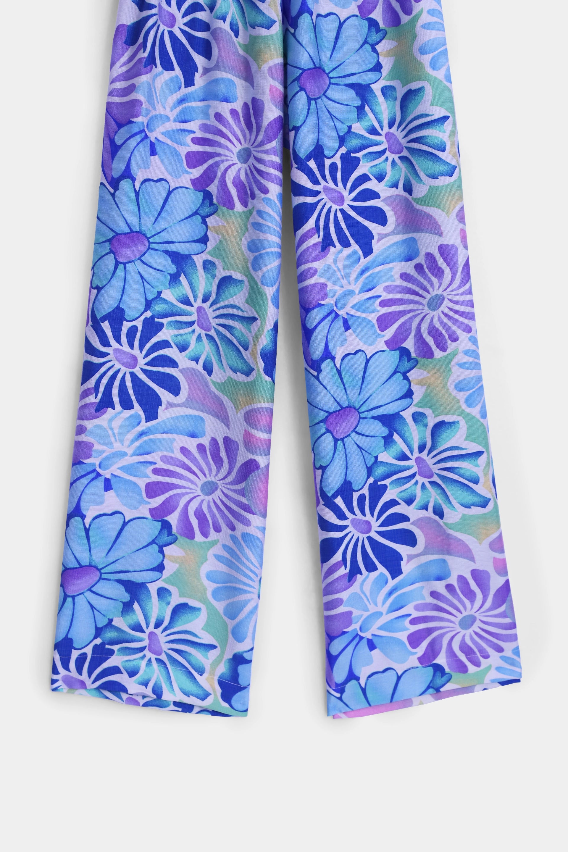 Printed Jumpsuit With Smocked Bodice - Cougar Clothing