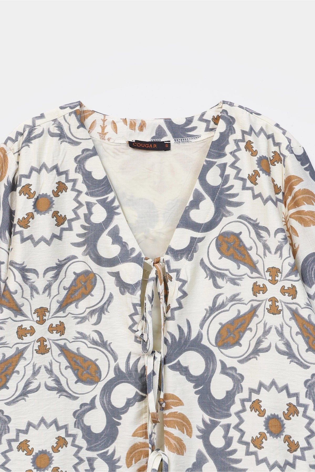 Drawstring Front Top - Cougar Clothing