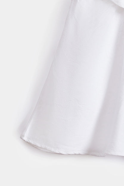 Bib Collar Embroidered Top - Cougar Clothing