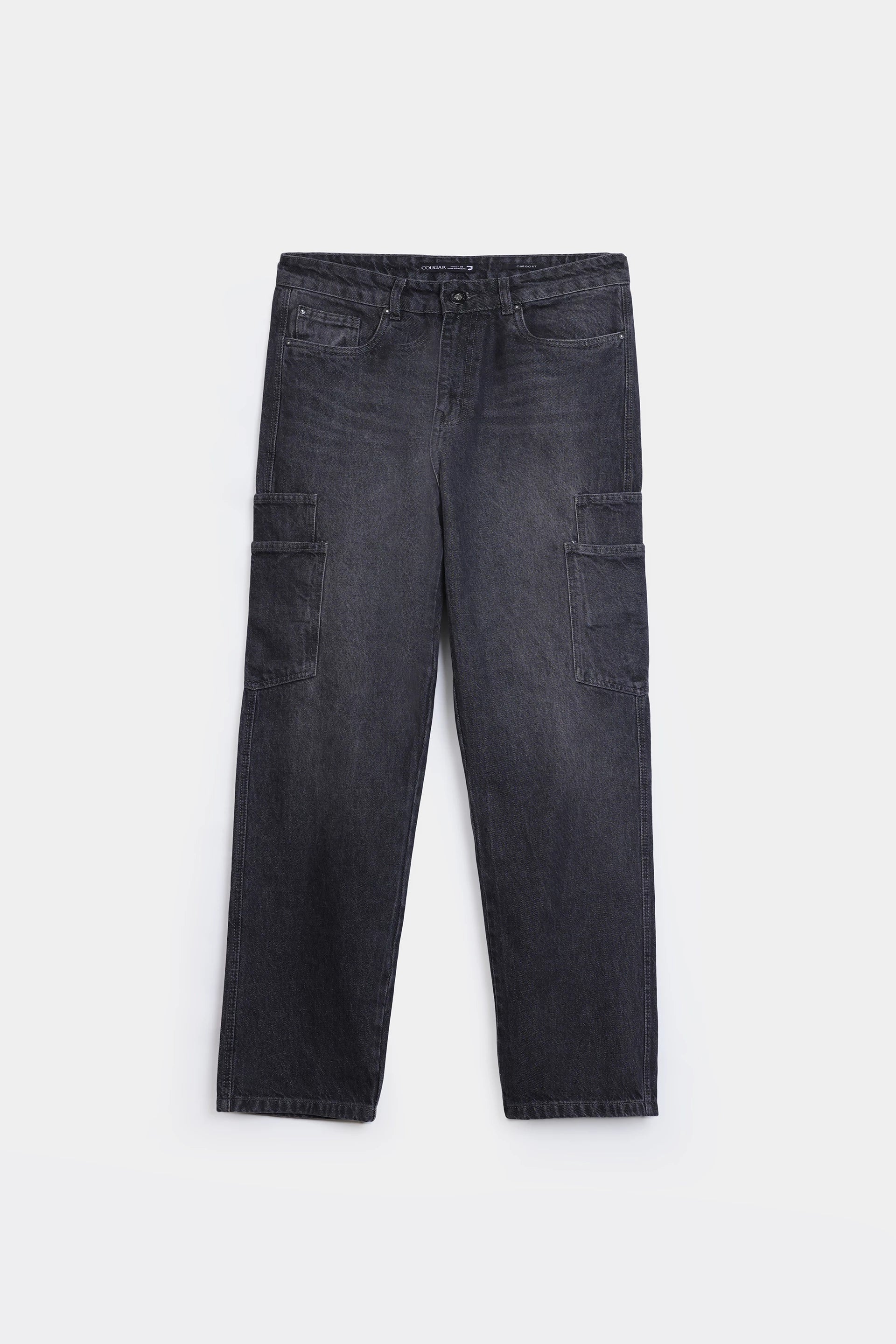 Carrot Fit Cargo Jeans - Cougar Clothing