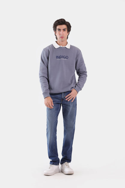 Indigo Fleece Sweatshirt - Cougar Clothing