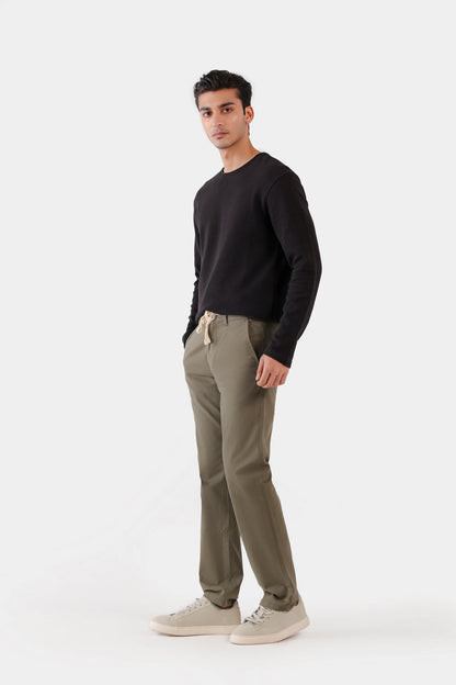 Drawcord Chino Pants - Cougar Clothing