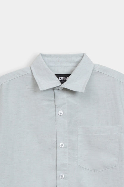 Patch Pocket Textured Shirt - Cougar Clothing