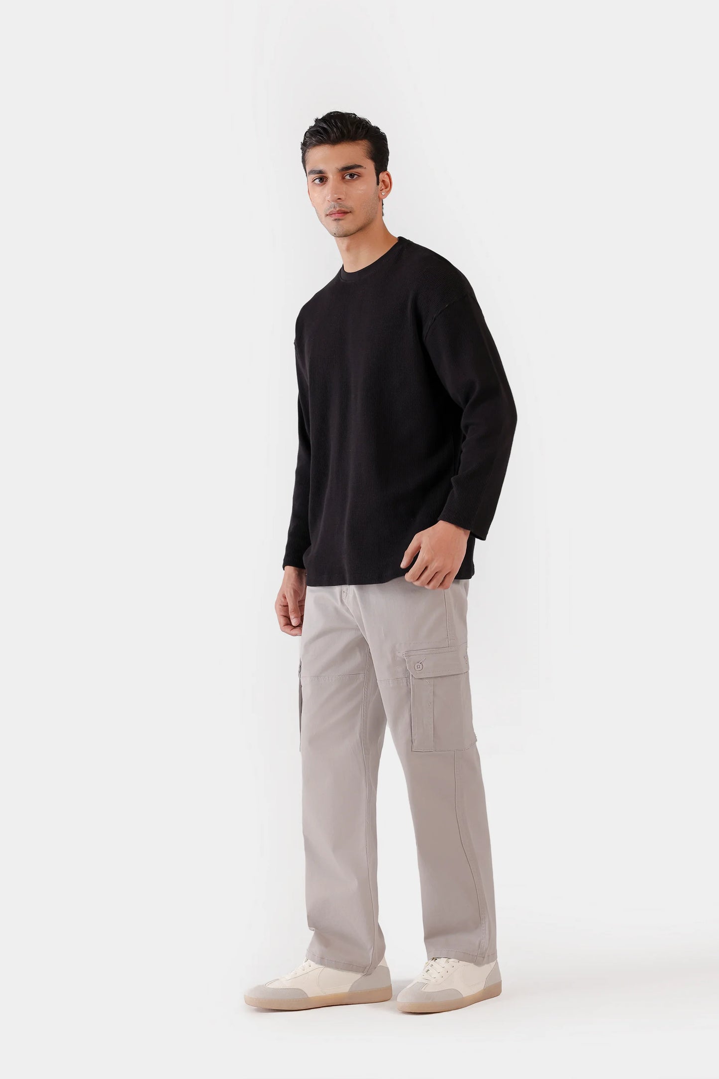 Waffle Knit T-Shirt - Cougar Clothing