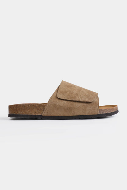 Comfort Suede Slides - Cougar Clothing