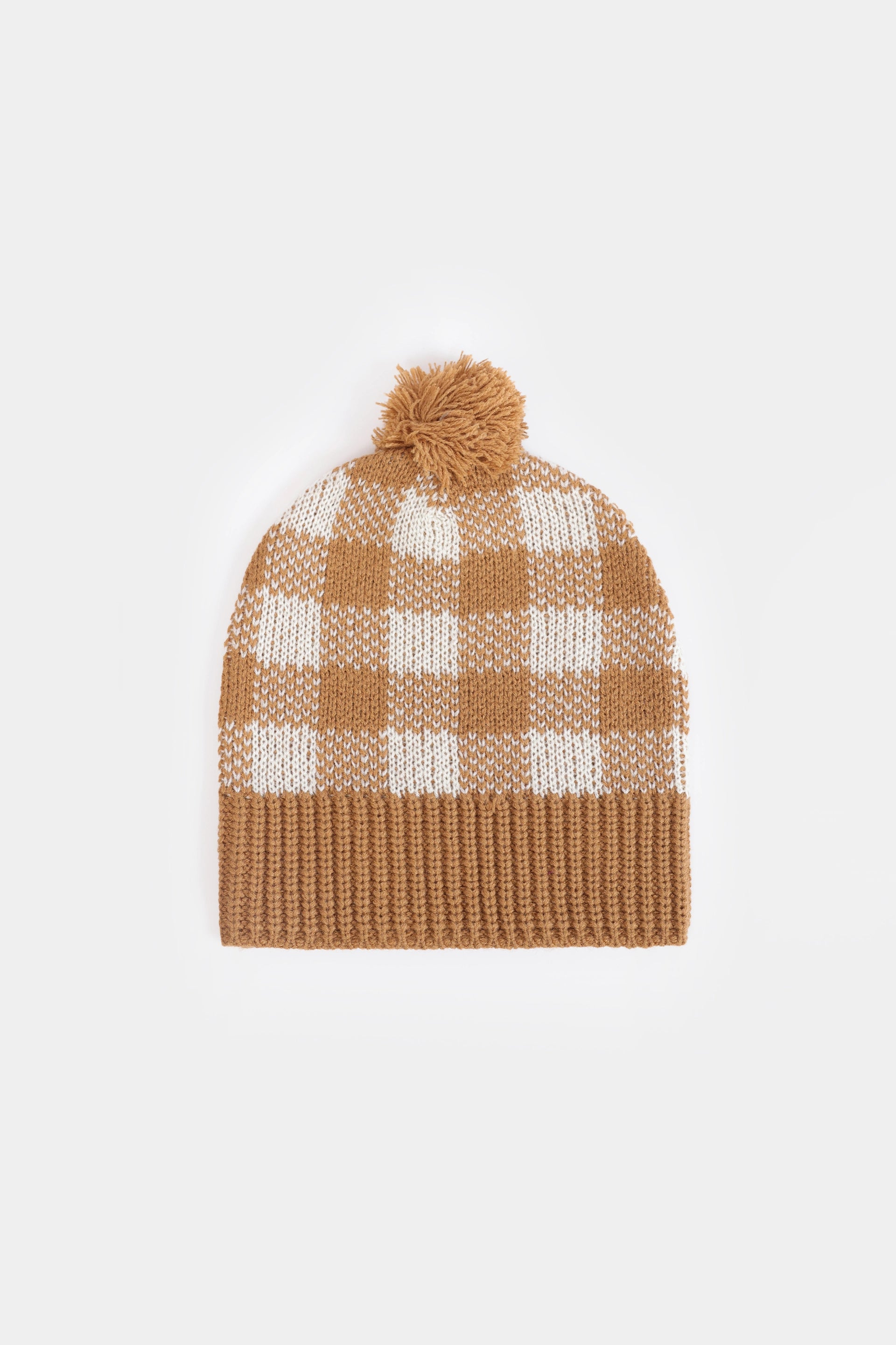 Checkered Beanie - Cougar Clothing
