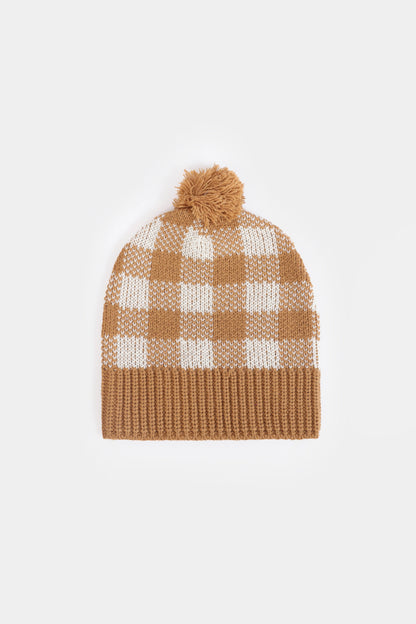 Checkered Beanie - Cougar Clothing