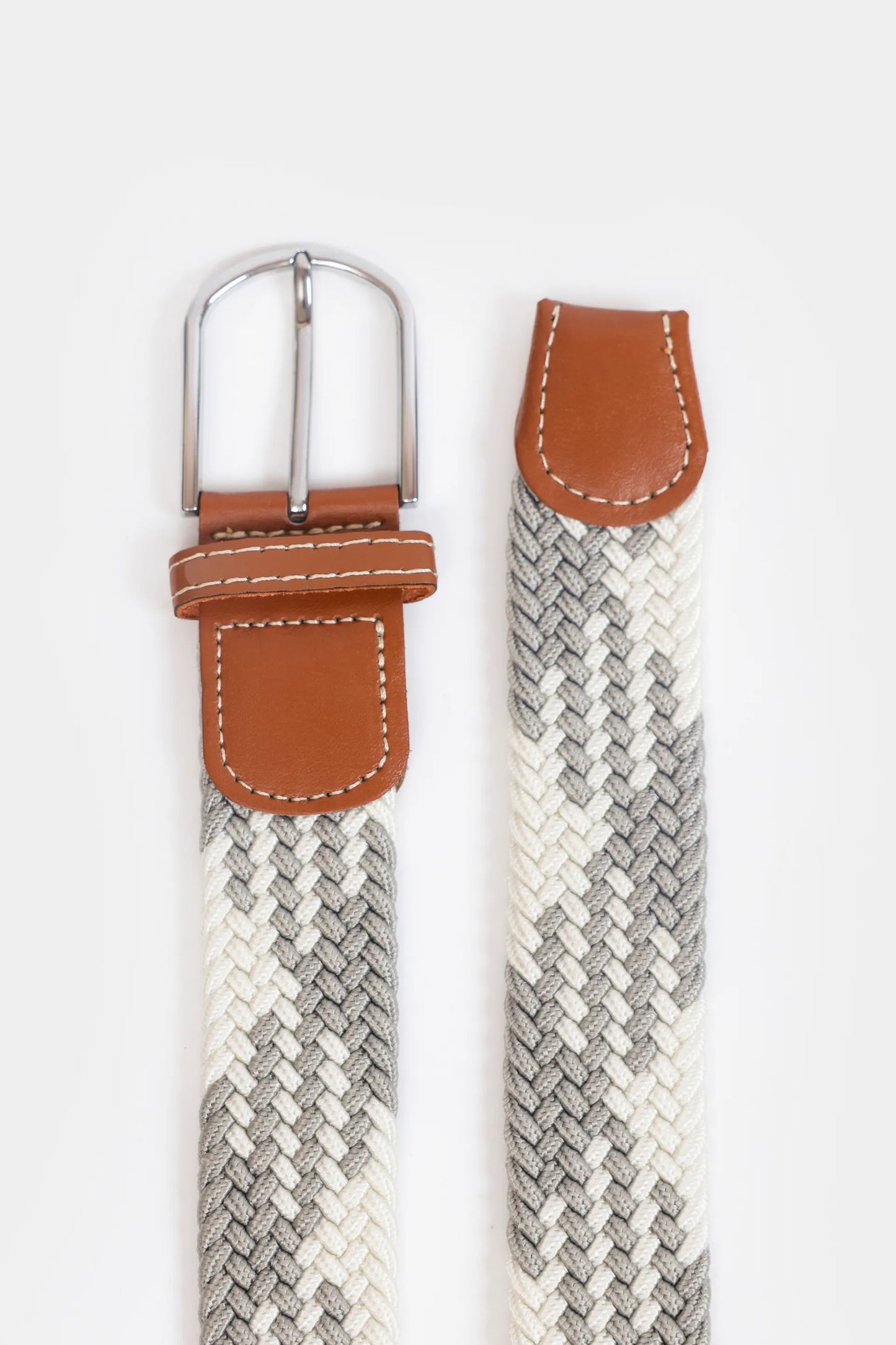 Two-Tone Braided Belt - Cougar Clothing