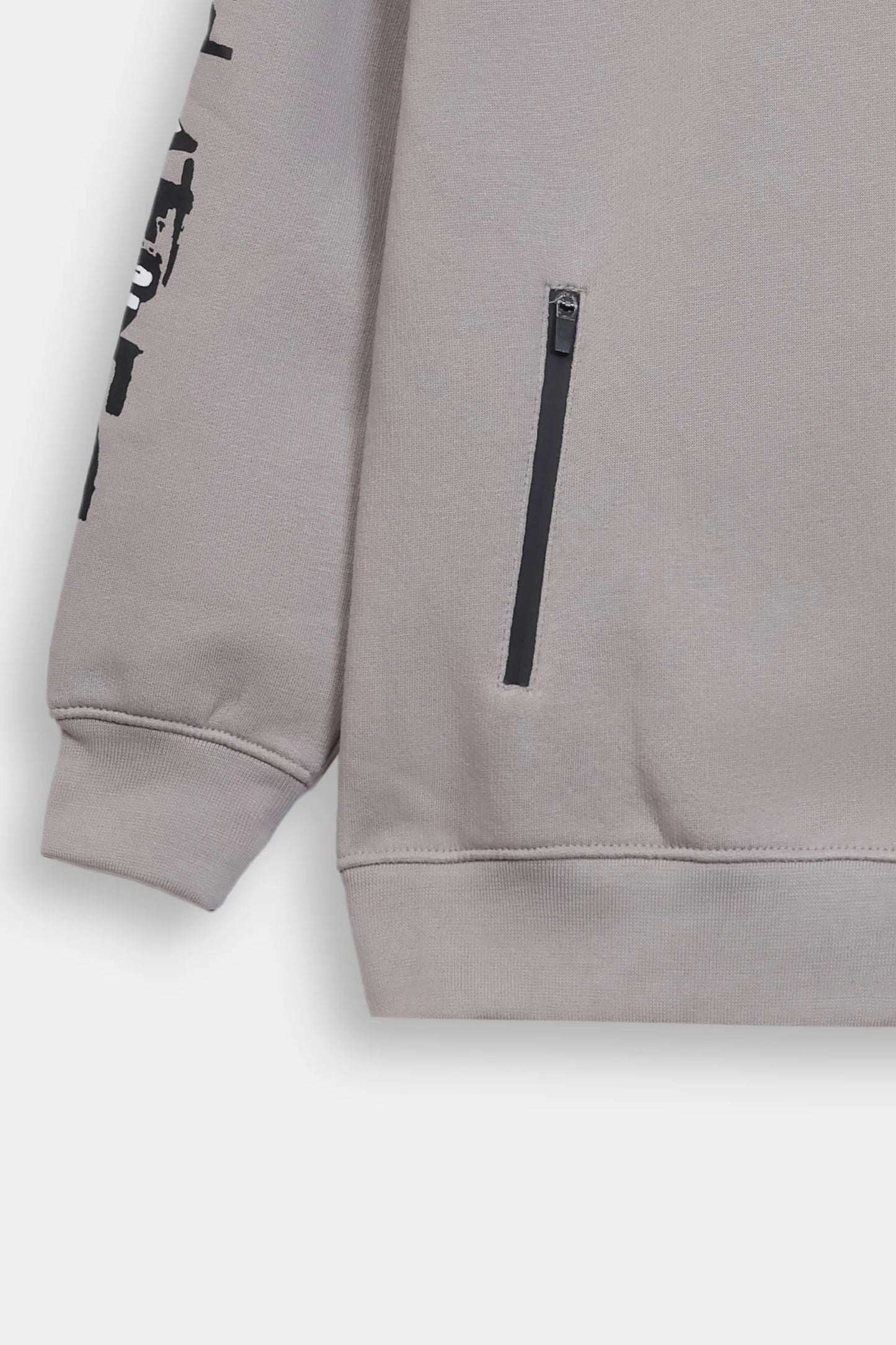 Graphic Hoodie With Zip Pockets - Cougar Clothing