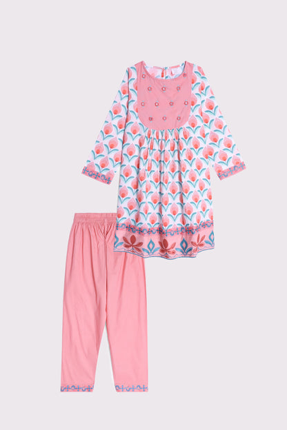 2 Piece- Embroidered Lawn Suit - Cougar Clothing