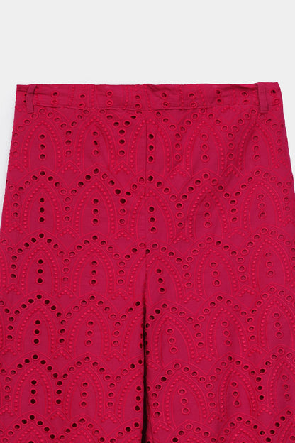 Schiffli Embroidered Trousers - Cougar Clothing