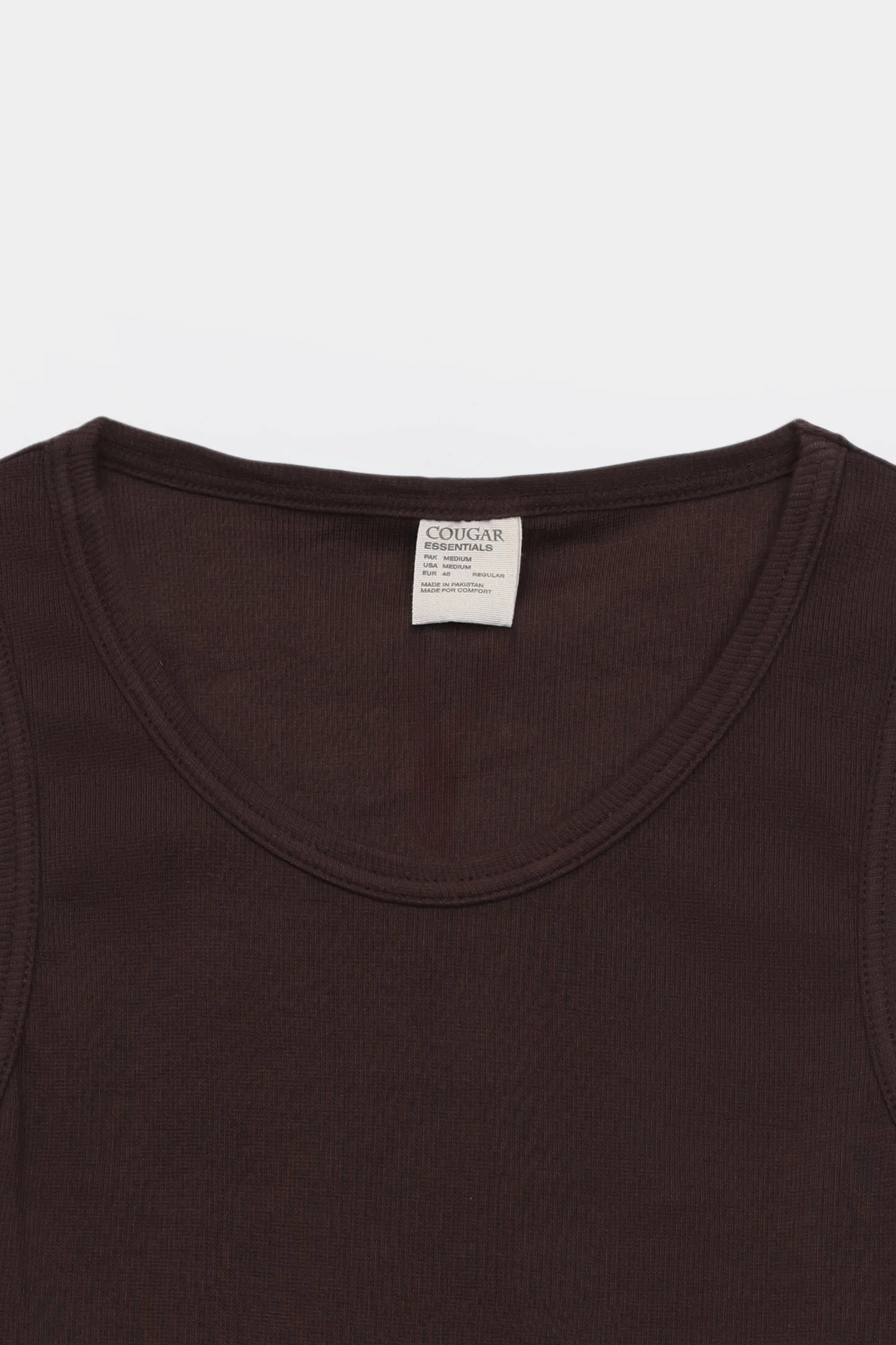 Ribbed Tank Top - Cougar Clothing