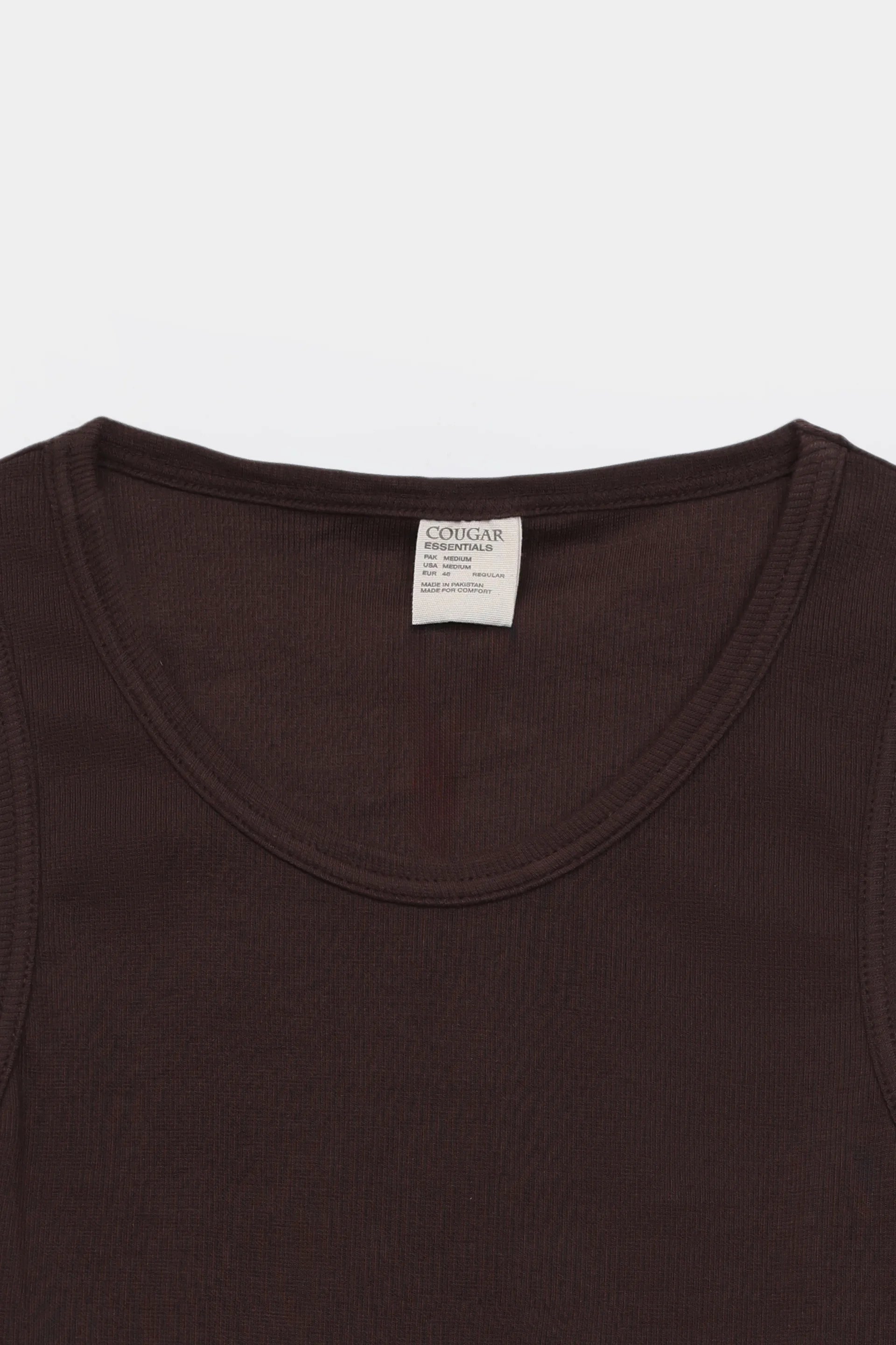 Ribbed Tank Top - Cougar Clothing