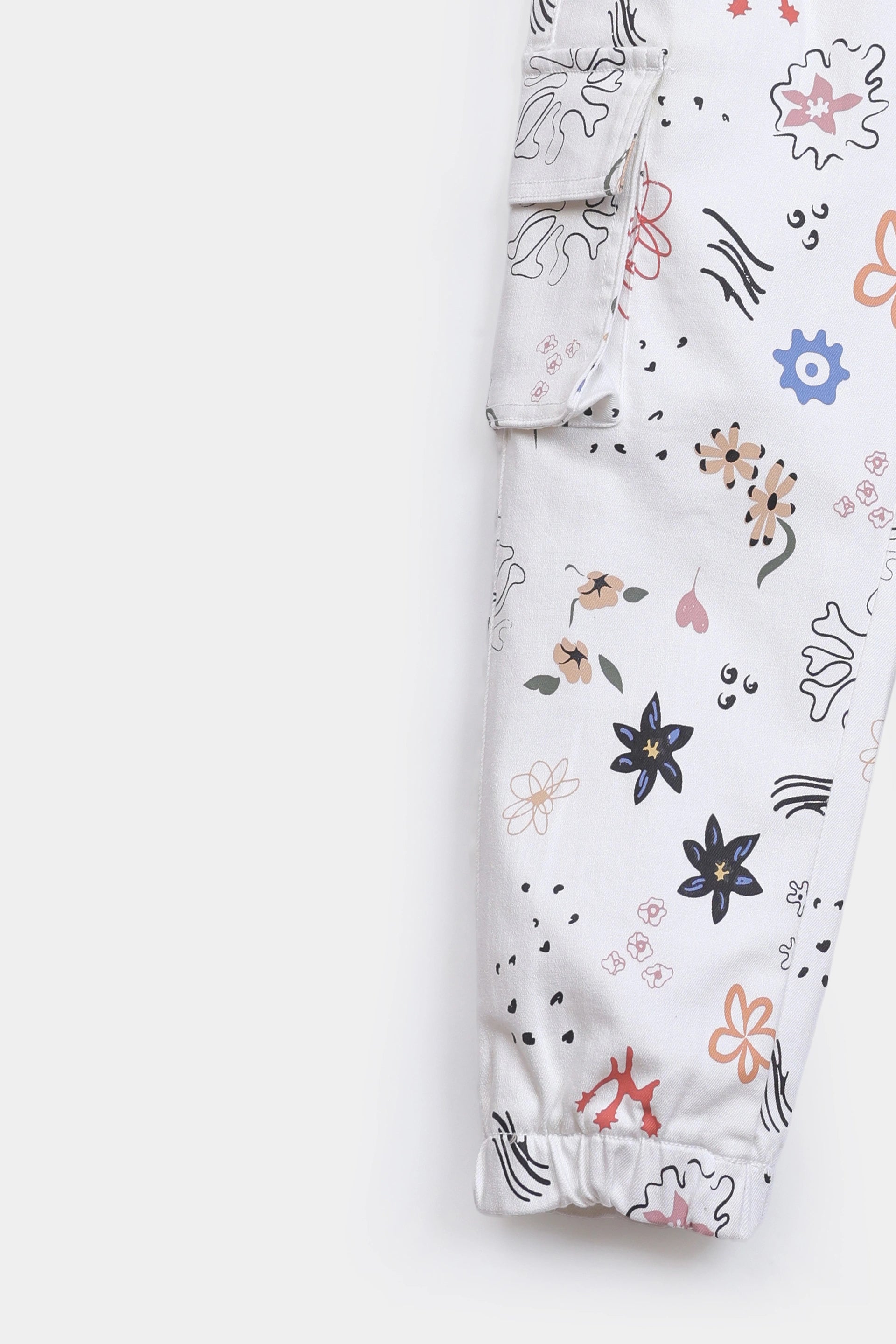 All-Over Printed Cargo Jeans - Cougar Clothing