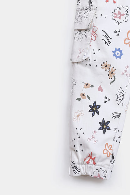 All-Over Printed Cargo Jeans - Cougar Clothing
