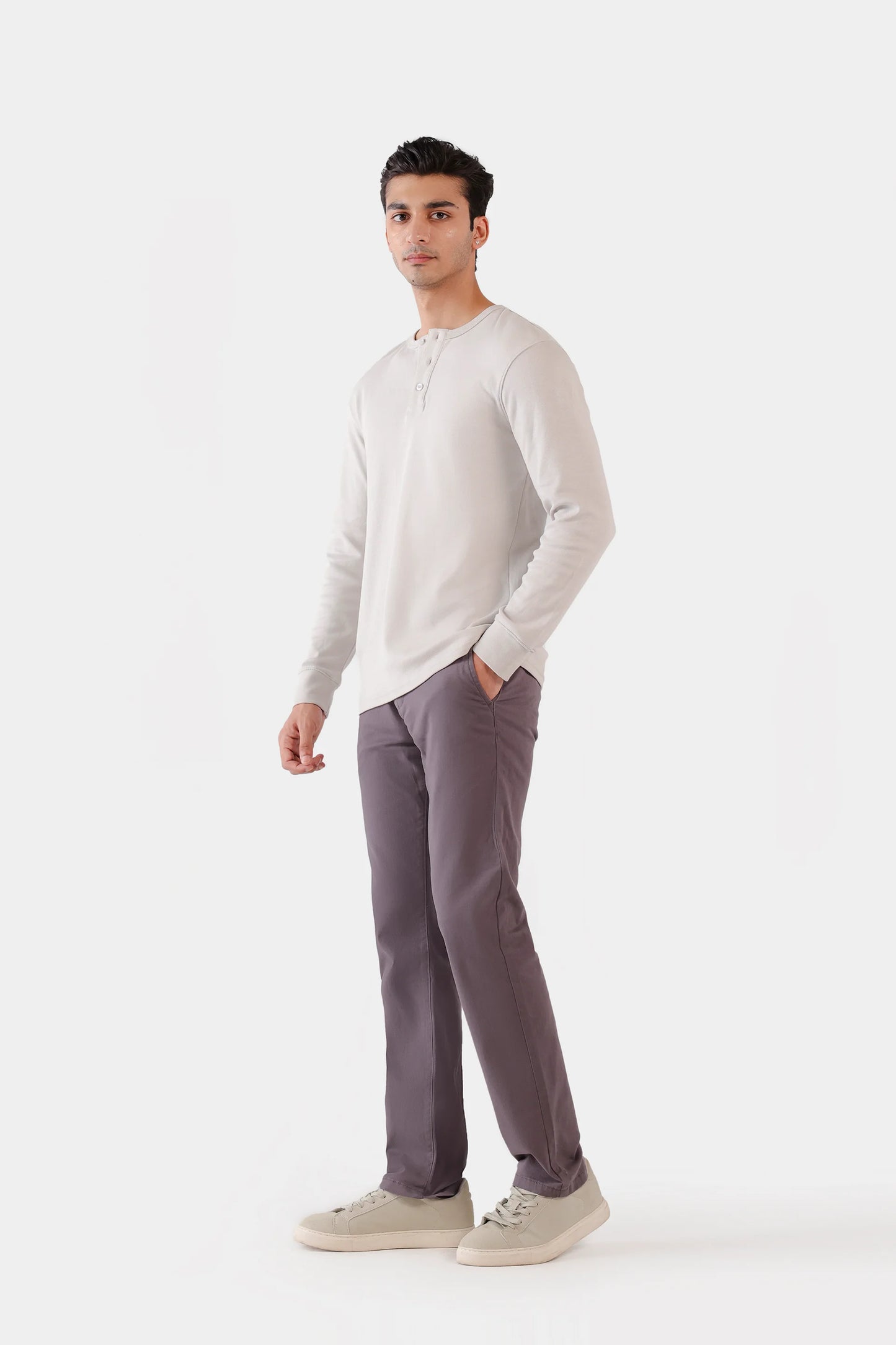 Basic Henley T-Shirt - Cougar Clothing
