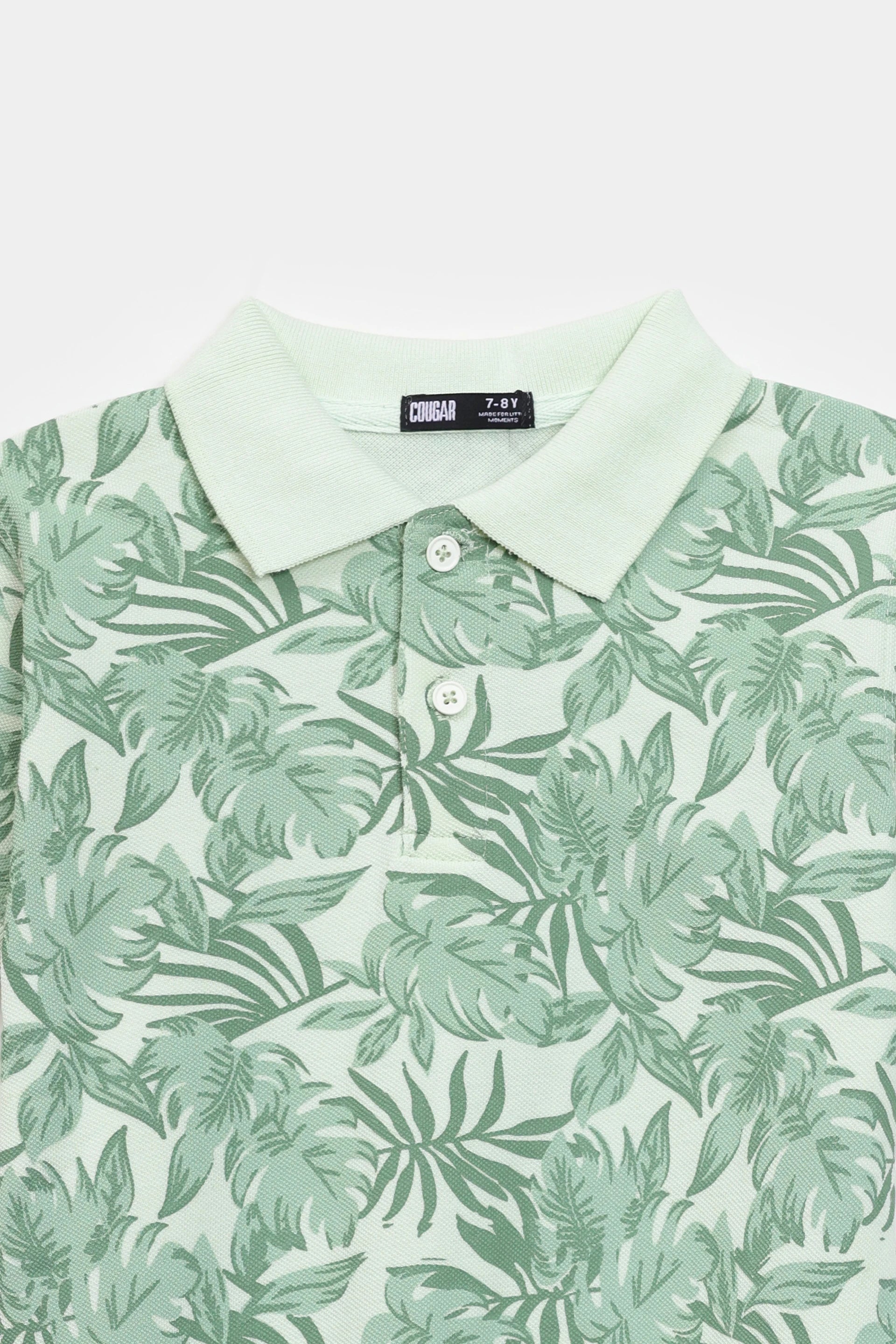 All-Over Printed Polo - Cougar Clothing