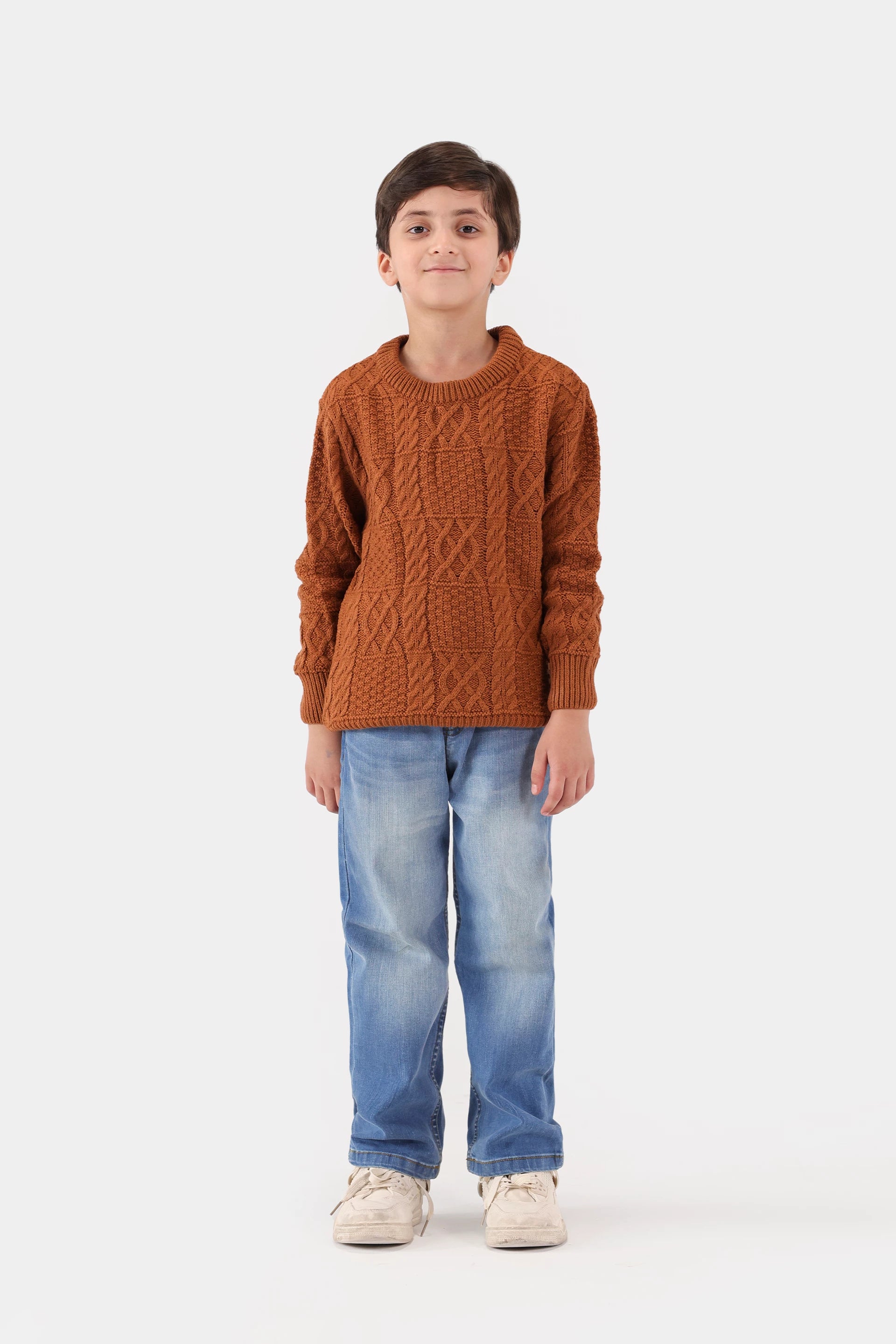 Textured Knit Sweater - Cougar Clothing